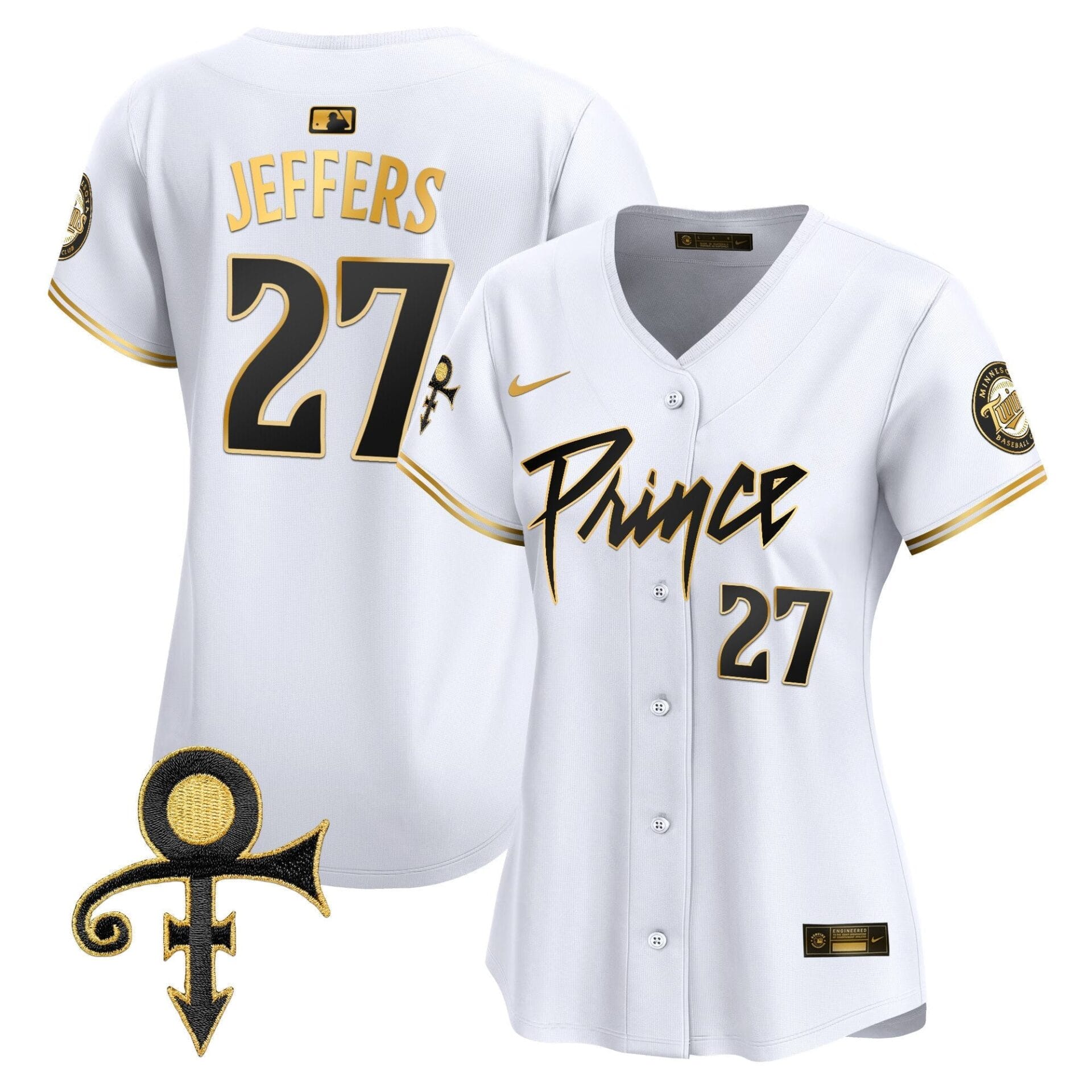 WoMinnesota Twins Prince Patch Vapor Premier Limited Jersey V4 - All Stitched - Image 12