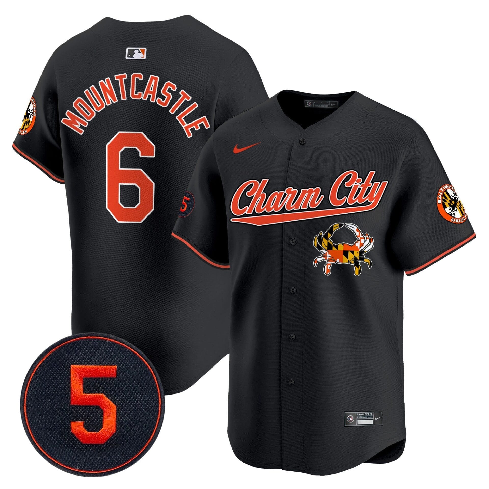 Baltimore Orioles Robinson Patch Vapor Premier Limited Jersey V8 - All Stitched - Image 21