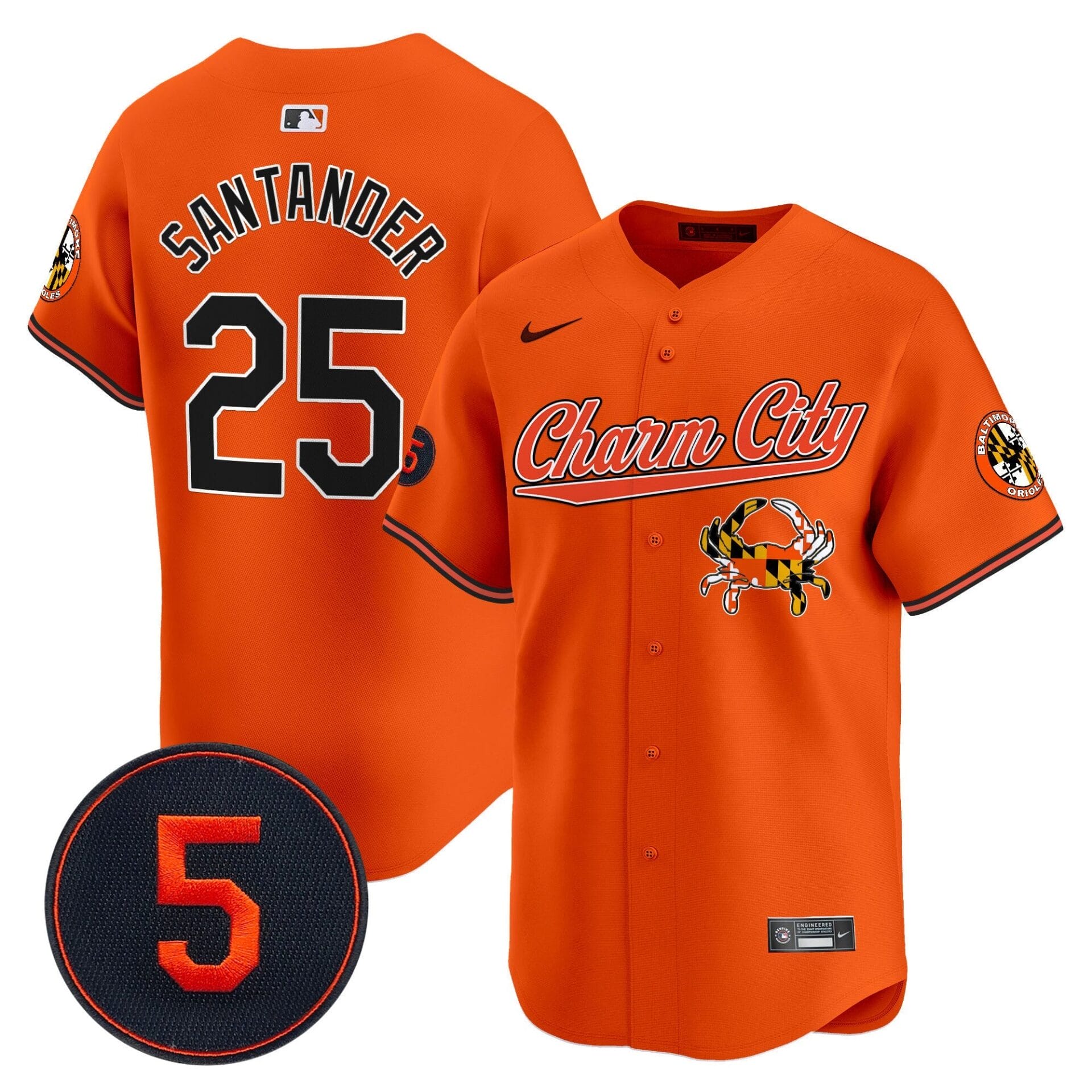 Baltimore Orioles Robinson Patch Vapor Premier Limited Jersey V8 - All Stitched - Image 32