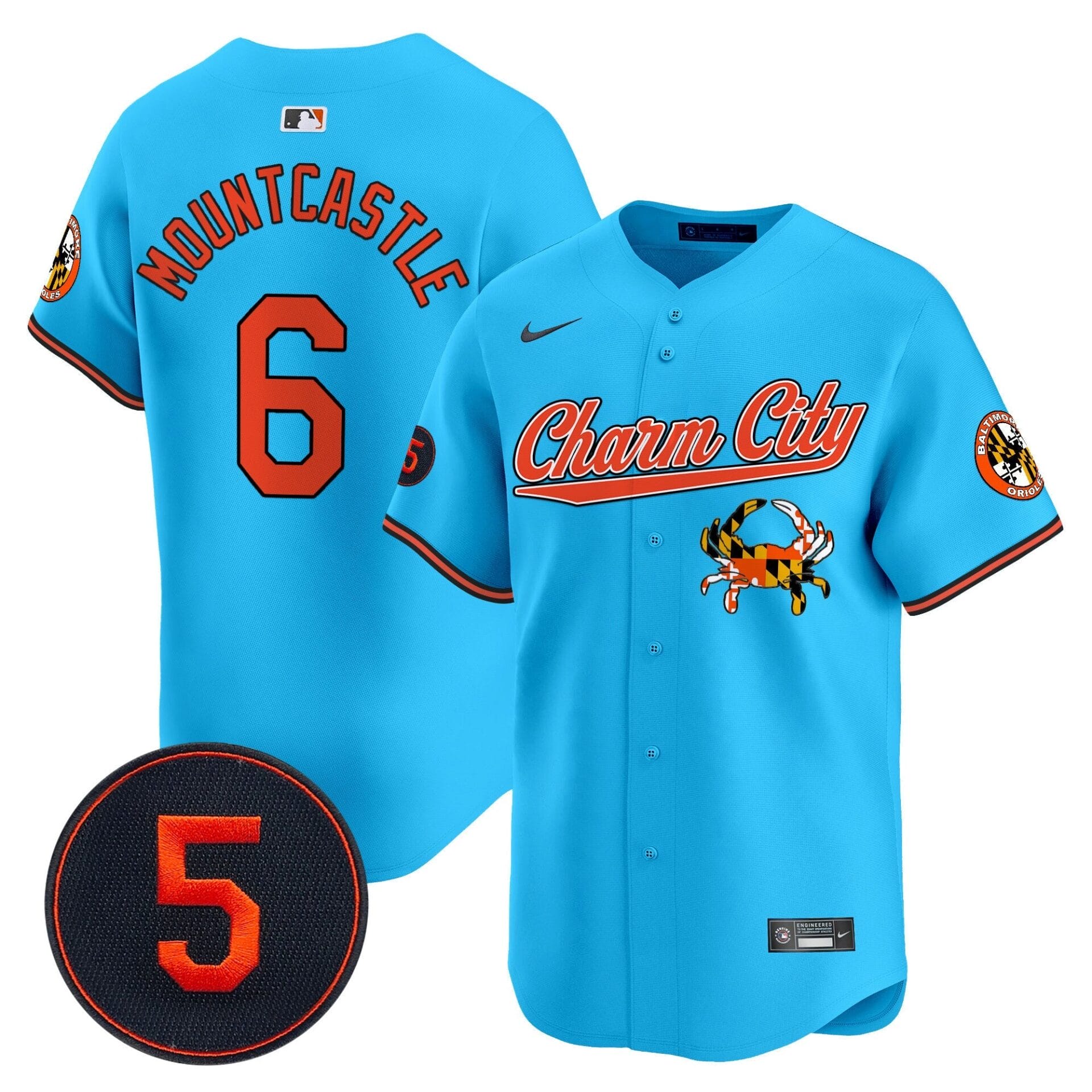 Baltimore Orioles Robinson Patch Vapor Premier Limited Jersey V8 - All Stitched - Image 39