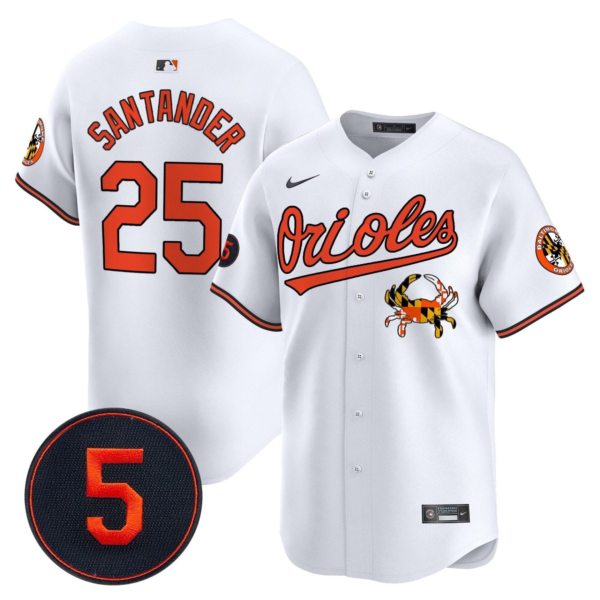 Baltimore Orioles Robinson Patch Vapor Premier Limited Jersey V9 - All Stitched - Image 14