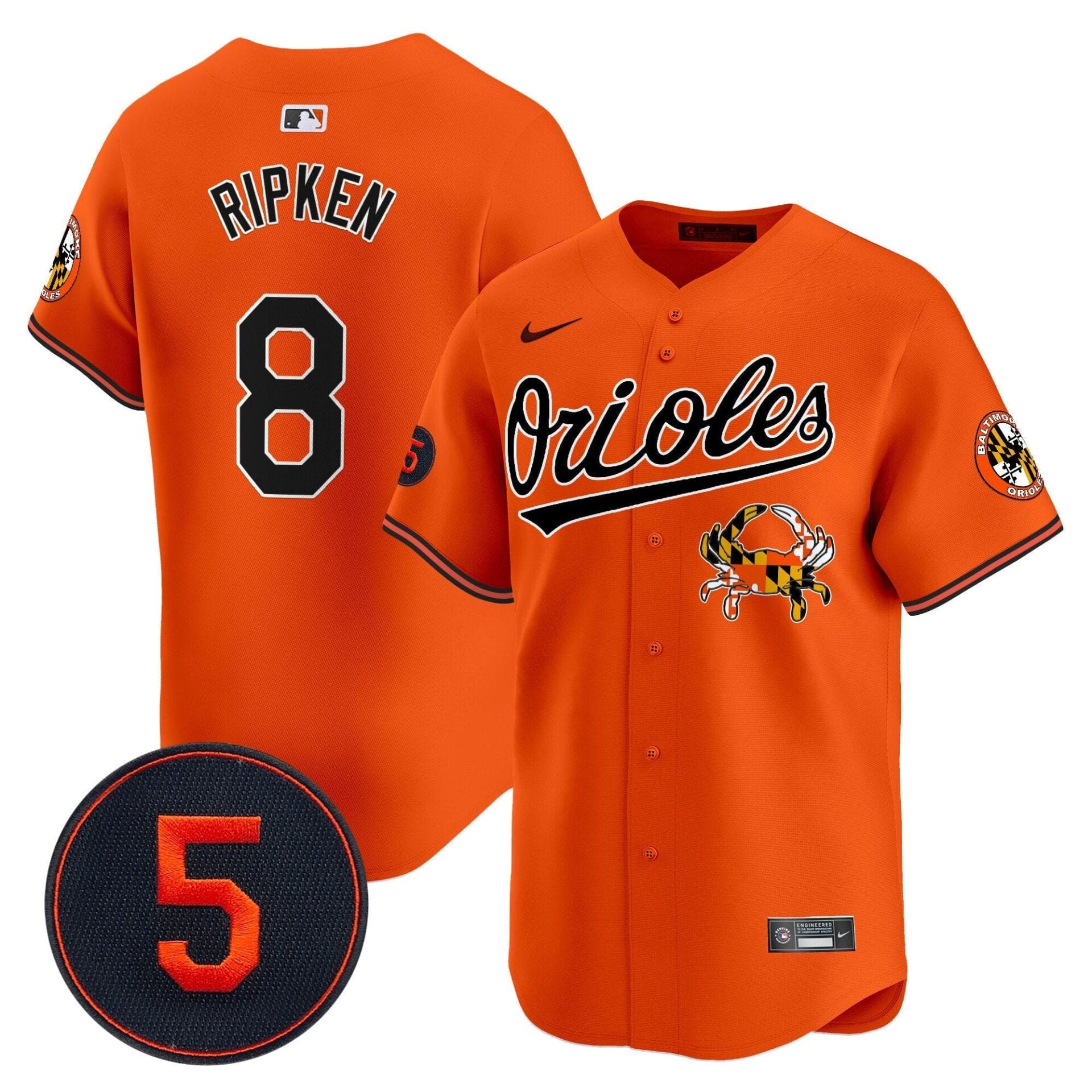 Baltimore Orioles Robinson Patch Vapor Premier Limited Jersey V9 - All Stitched - Image 33