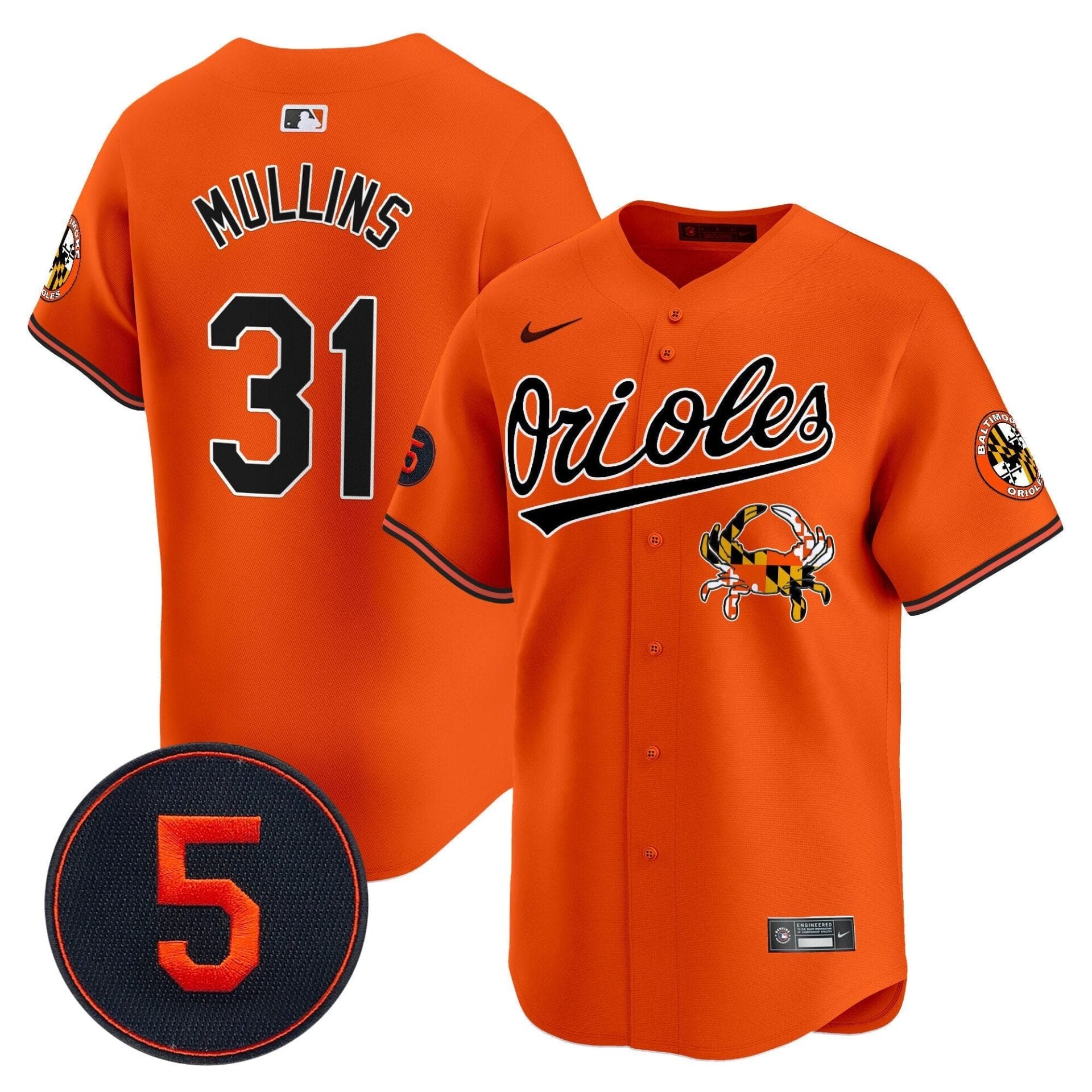 Baltimore Orioles Robinson Patch Vapor Premier Limited Jersey V9 - All Stitched - Image 31
