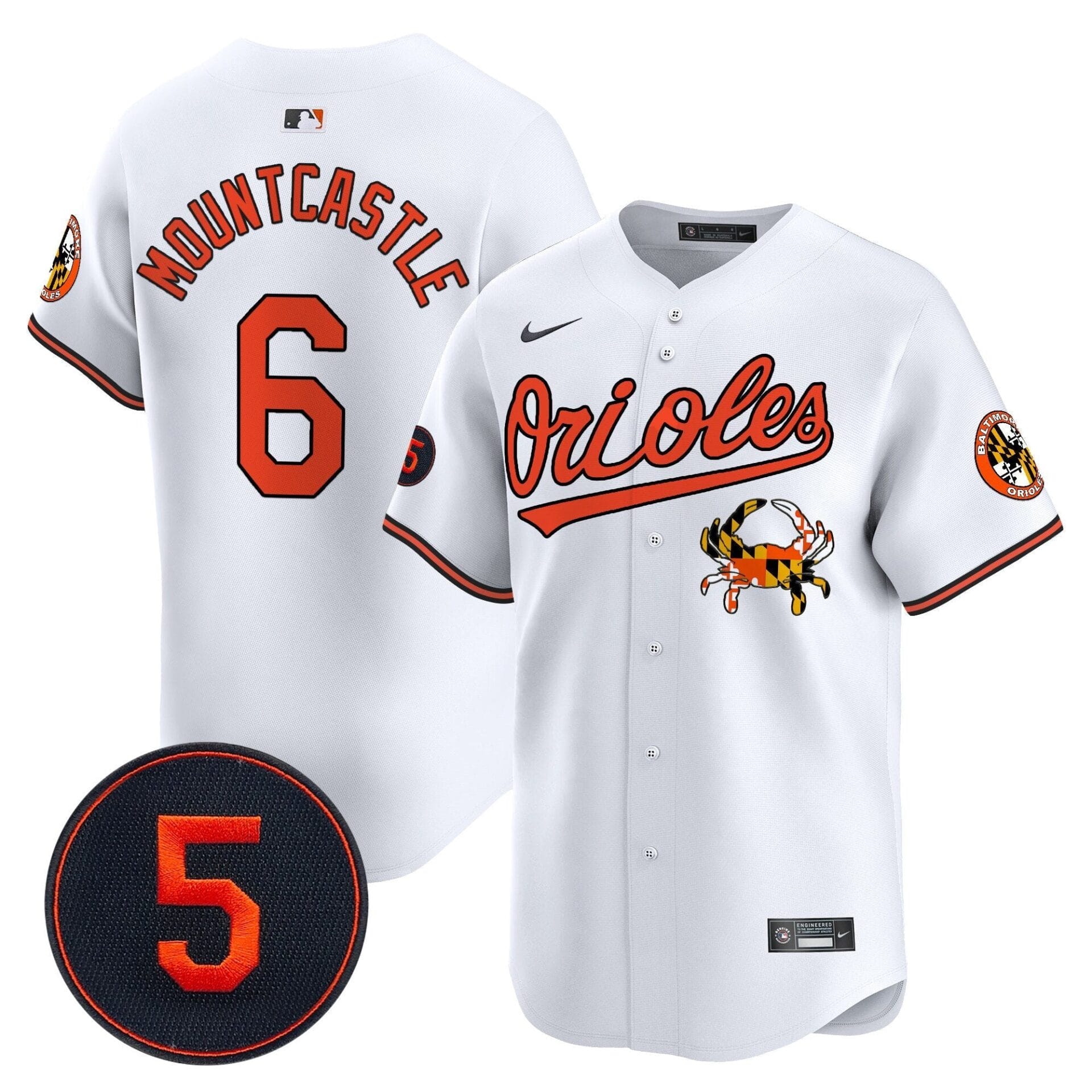 Baltimore Orioles Robinson Patch Vapor Premier Limited Jersey V9 - All Stitched - Image 12