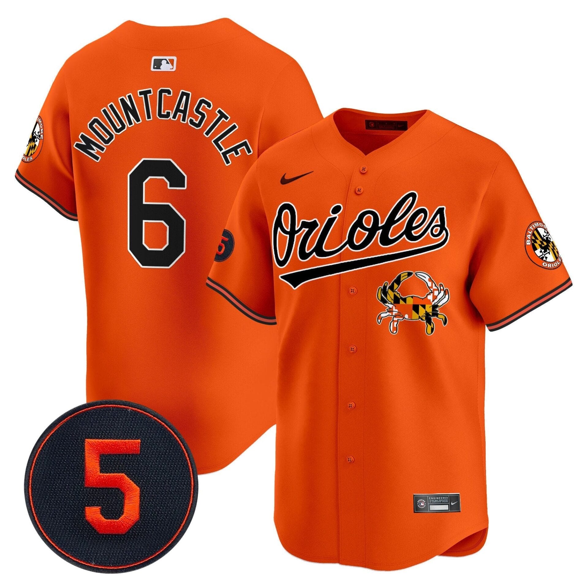 Baltimore Orioles Robinson Patch Vapor Premier Limited Jersey V9 - All Stitched - Image 30