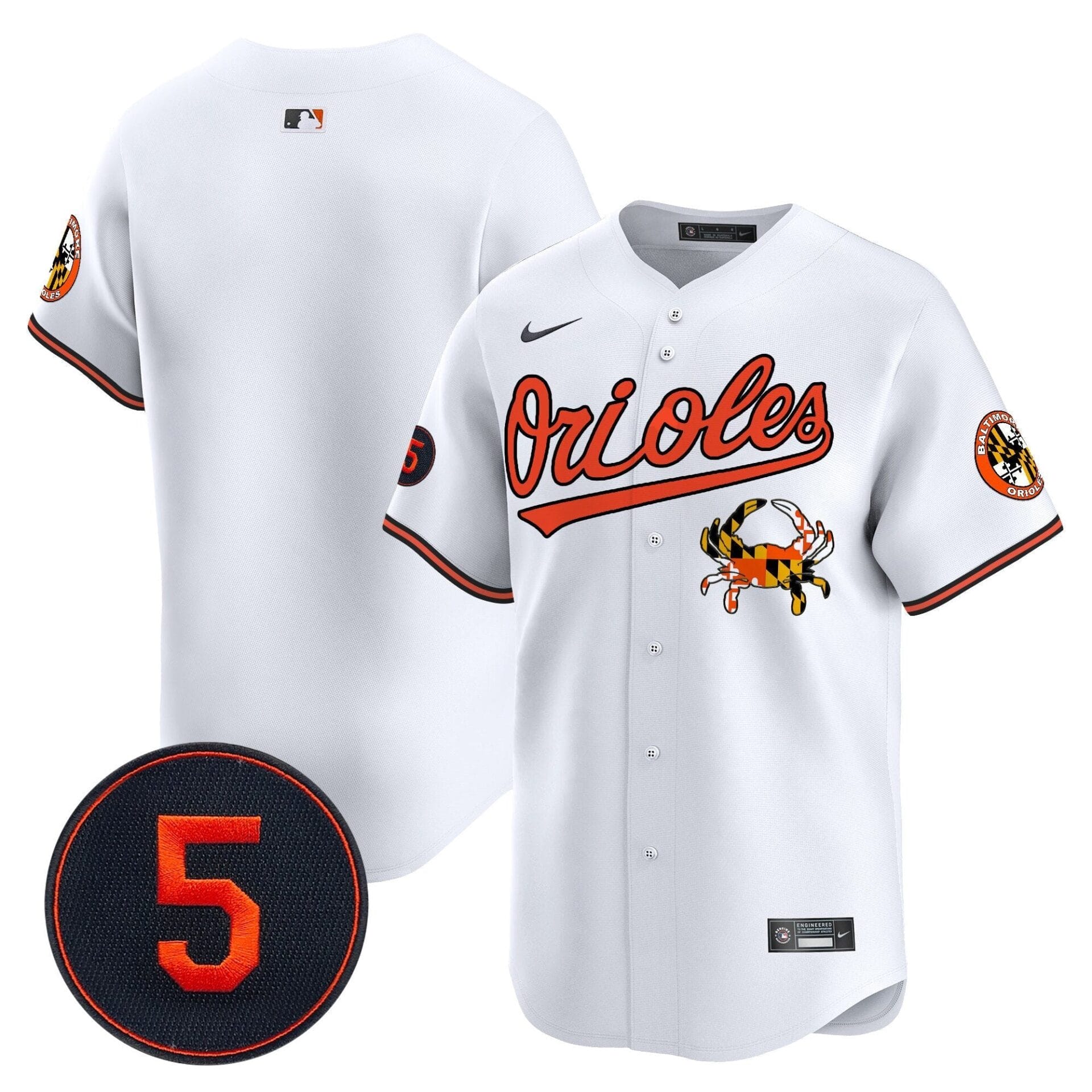 Baltimore Orioles Robinson Patch Vapor Premier Limited Jersey V9 - All Stitched - Image 18