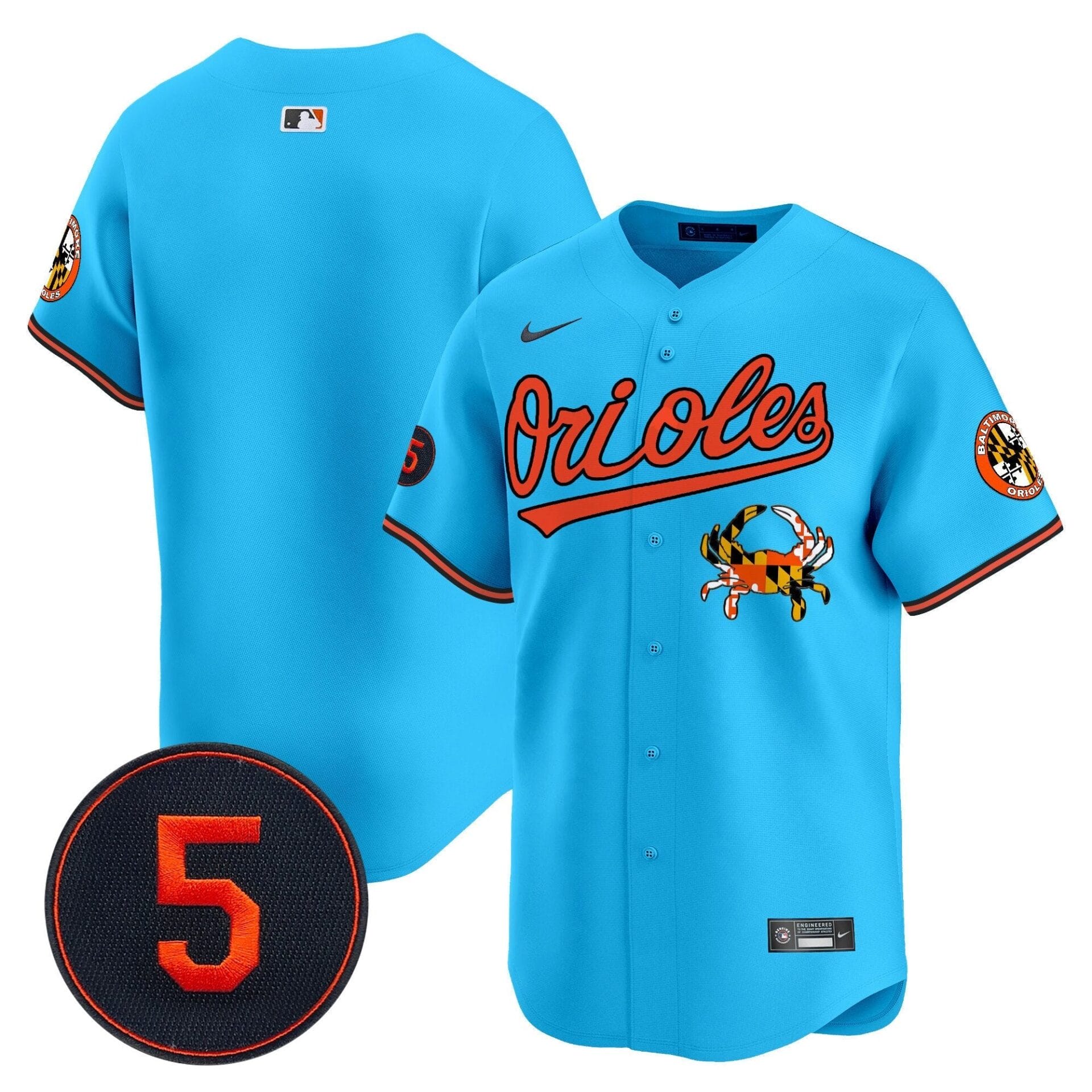 Baltimore Orioles Robinson Patch Vapor Premier Limited Jersey V9 - All Stitched - Image 45