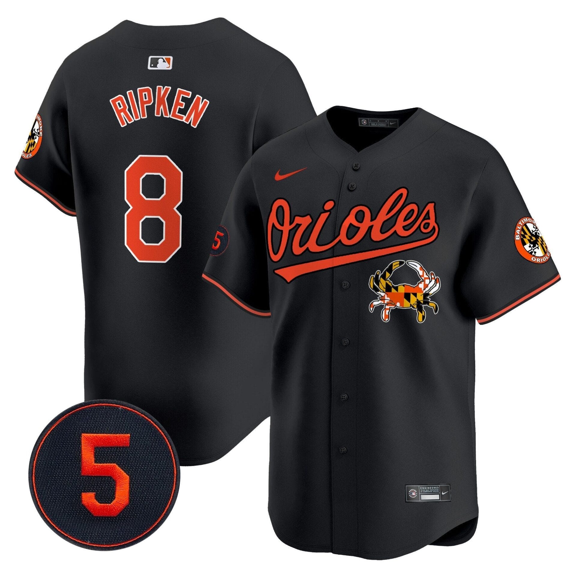 Baltimore Orioles Robinson Patch Vapor Premier Limited Jersey V9 - All Stitched - Image 24