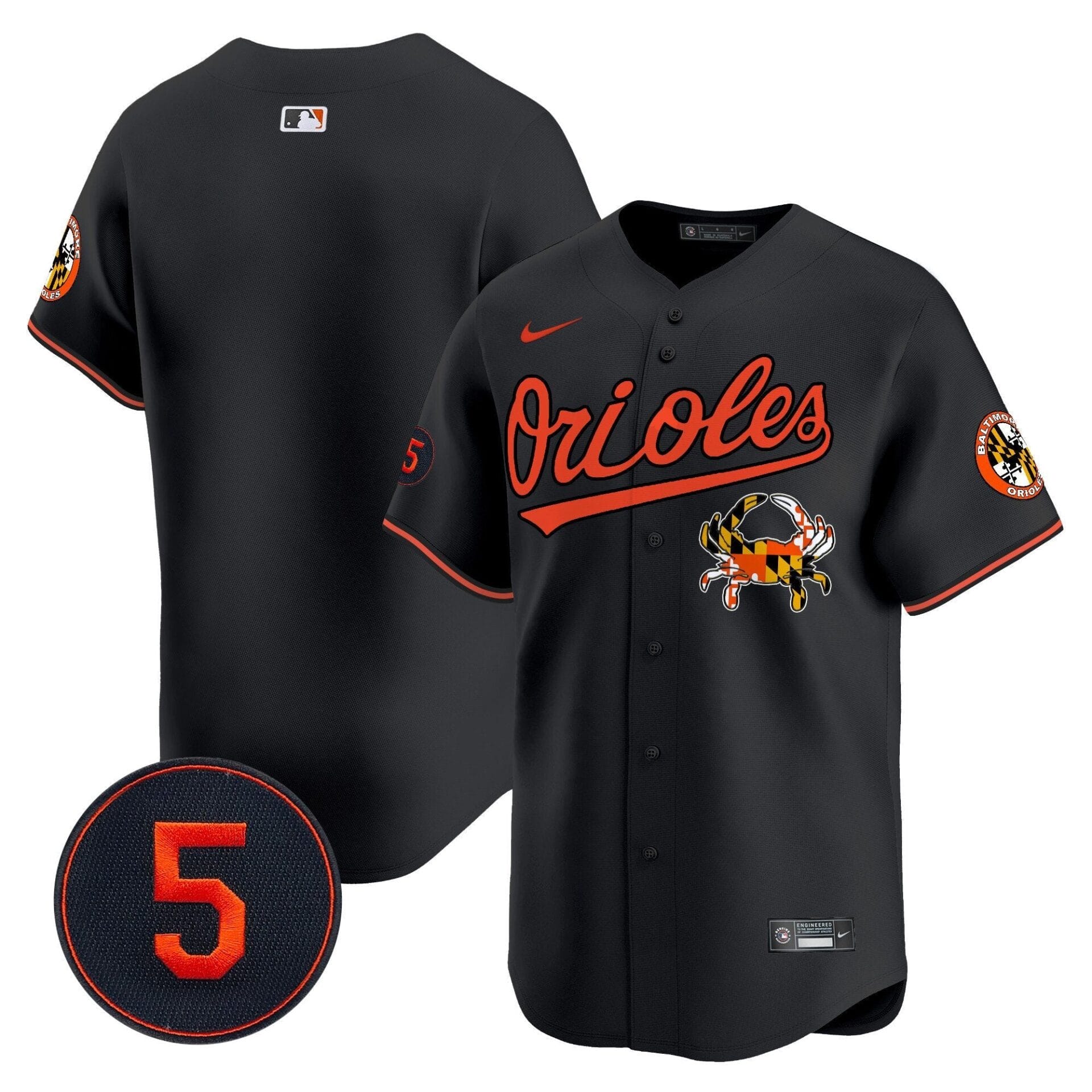 Baltimore Orioles Robinson Patch Vapor Premier Limited Jersey V9 - All Stitched - Image 27