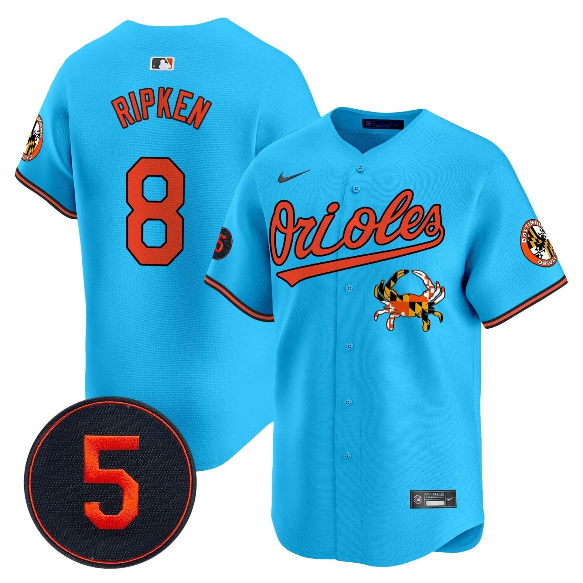 Baltimore Orioles Robinson Patch Vapor Premier Limited Jersey V9 - All Stitched - Image 42