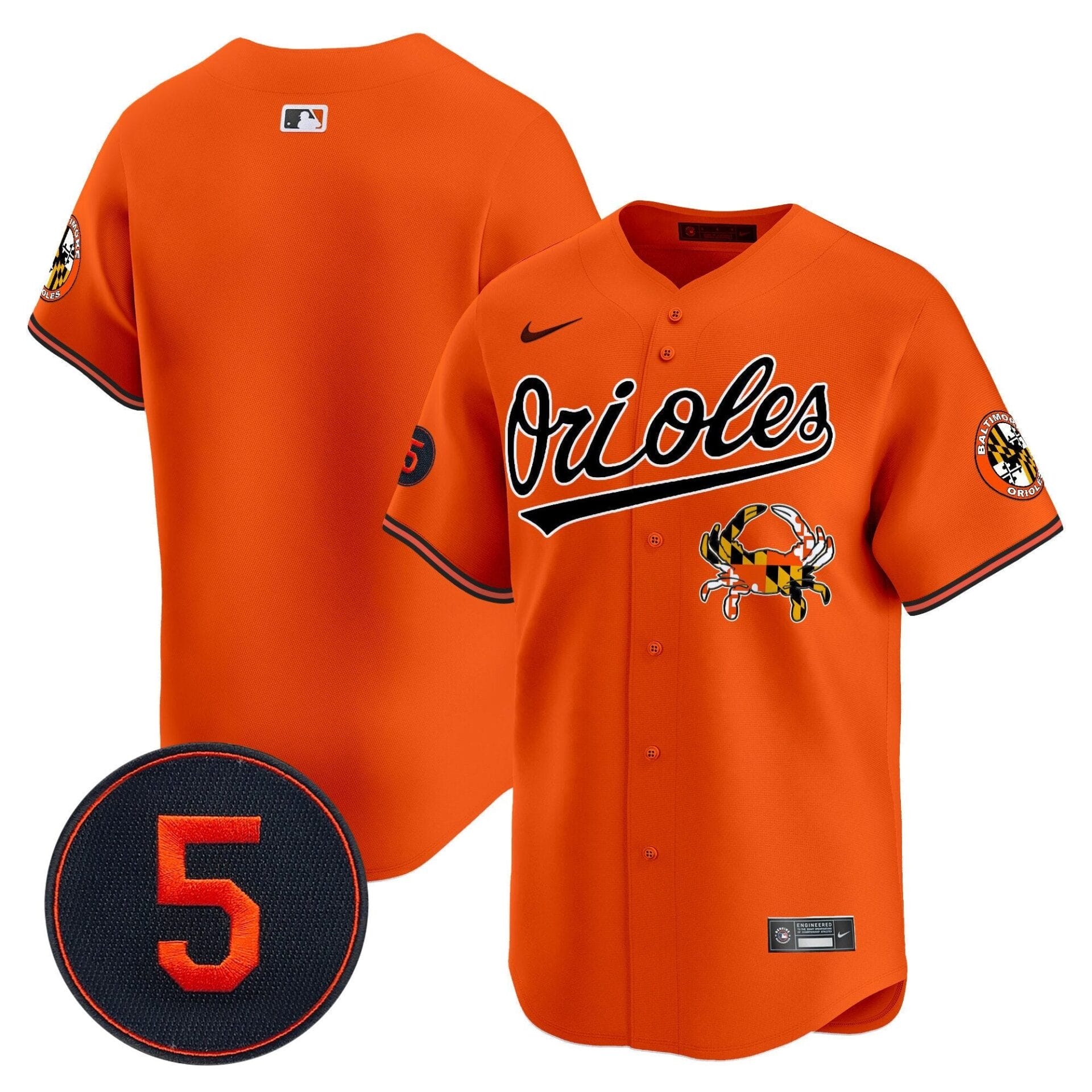 Baltimore Orioles Robinson Patch Vapor Premier Limited Jersey V9 - All Stitched - Image 36