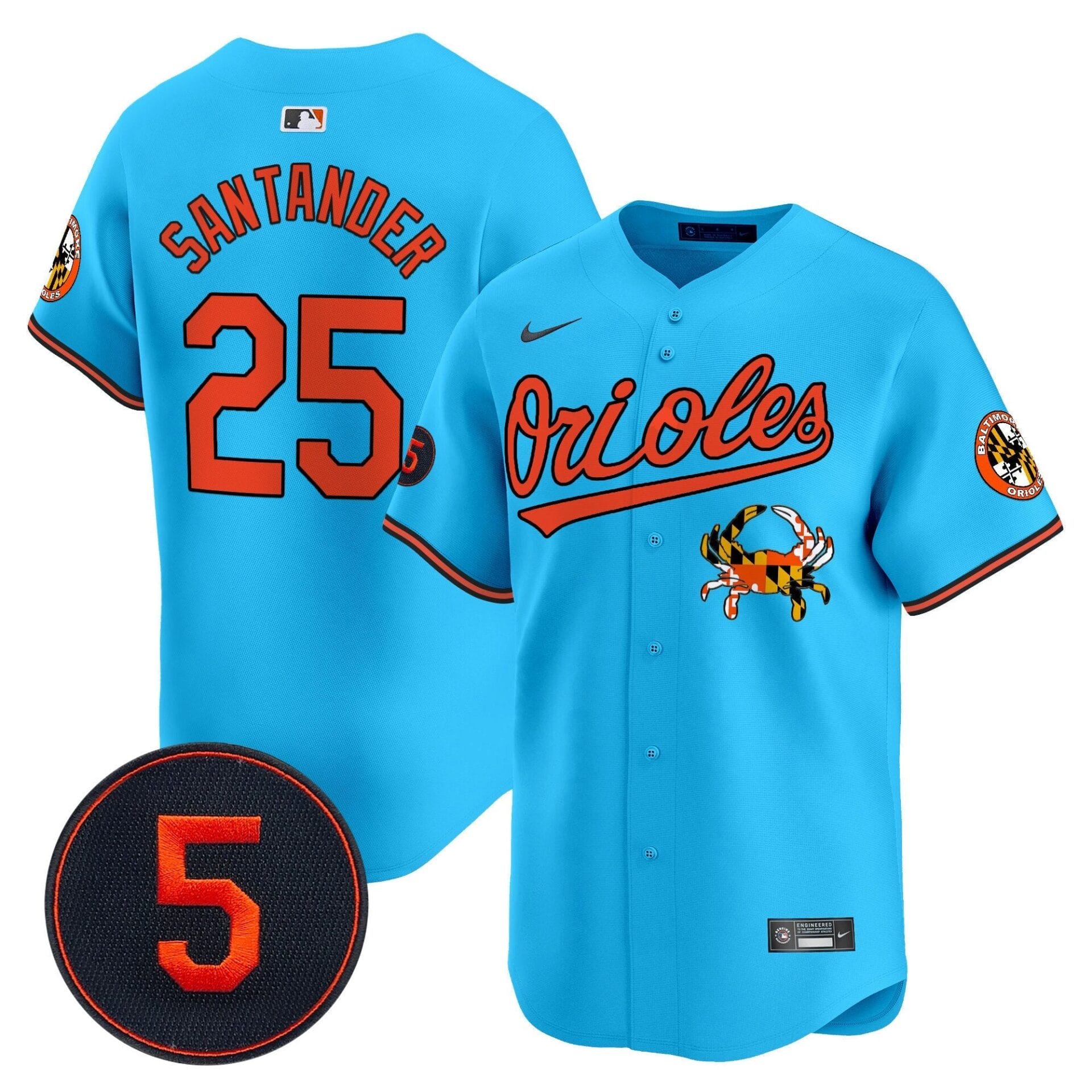 Baltimore Orioles Robinson Patch Vapor Premier Limited Jersey V9 - All Stitched - Image 41