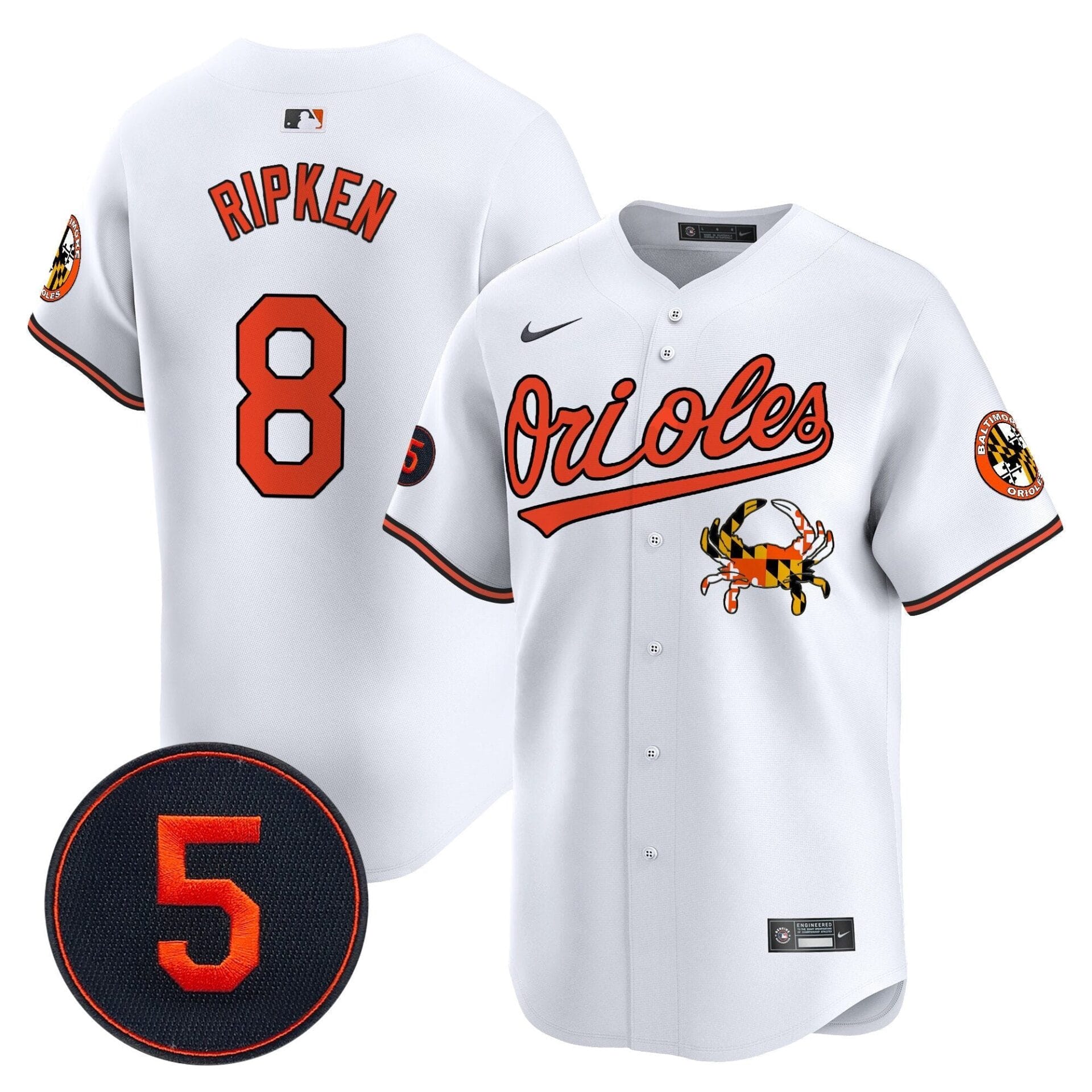 Baltimore Orioles Robinson Patch Vapor Premier Limited Jersey V9 - All Stitched - Image 15