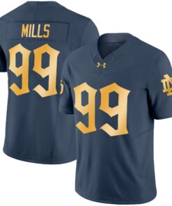 Alternative view of Notre Dame Fighting Irish 2024 Vapor Limited Jersey - All Stitched