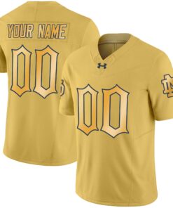 Alternative view of Notre Dame Fighting Irish 2024 Vapor Limited Custrom Jersey - All Stitched