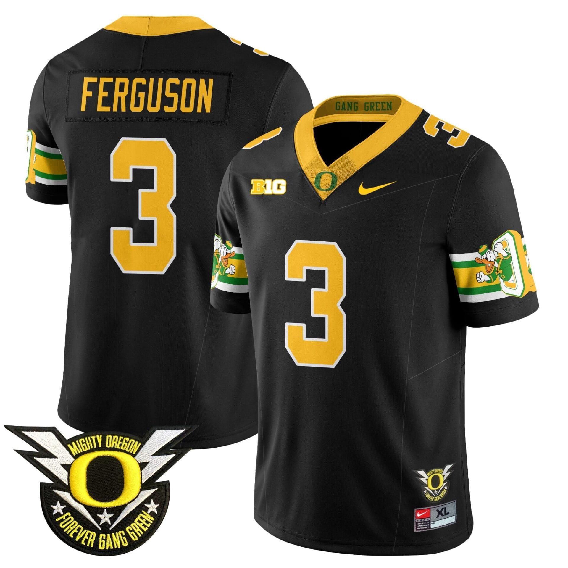Oregon Football Forever Gang Green 2024 Jersey N1 - All Stitched - Image 17