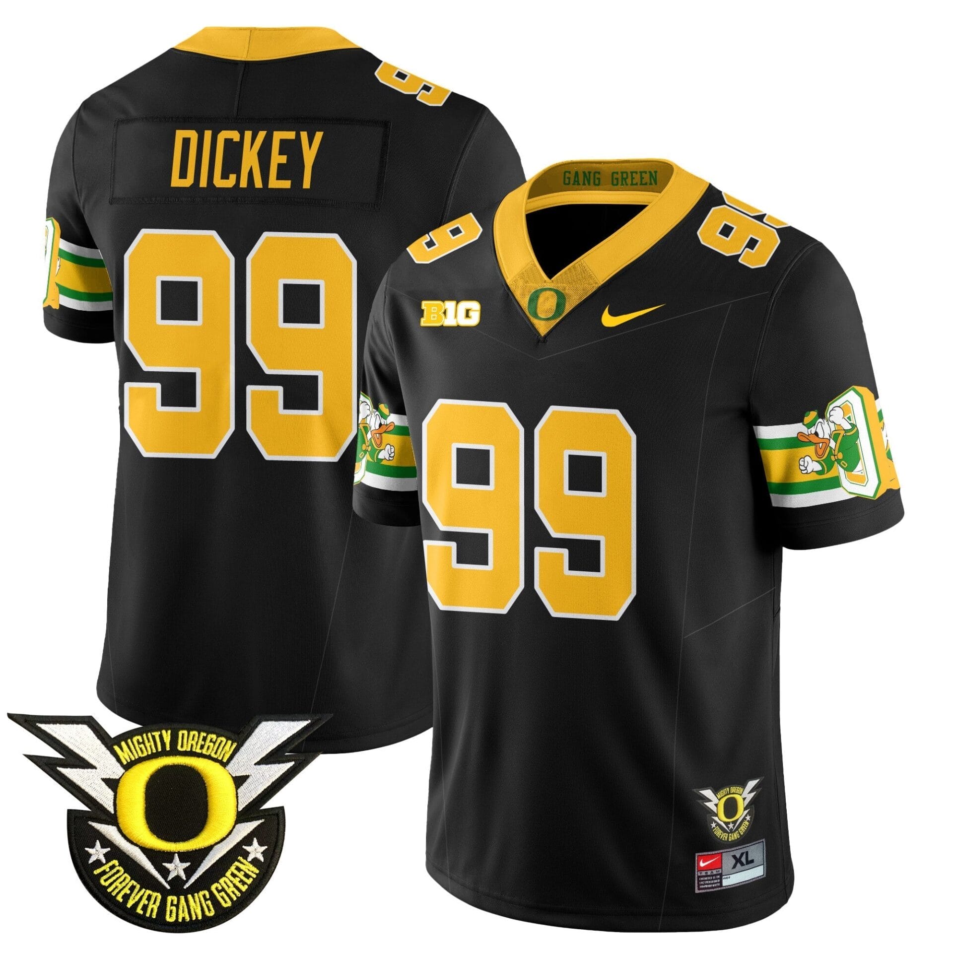 Oregon Football Forever Gang Green 2024 Jersey N1 - All Stitched - Image 25