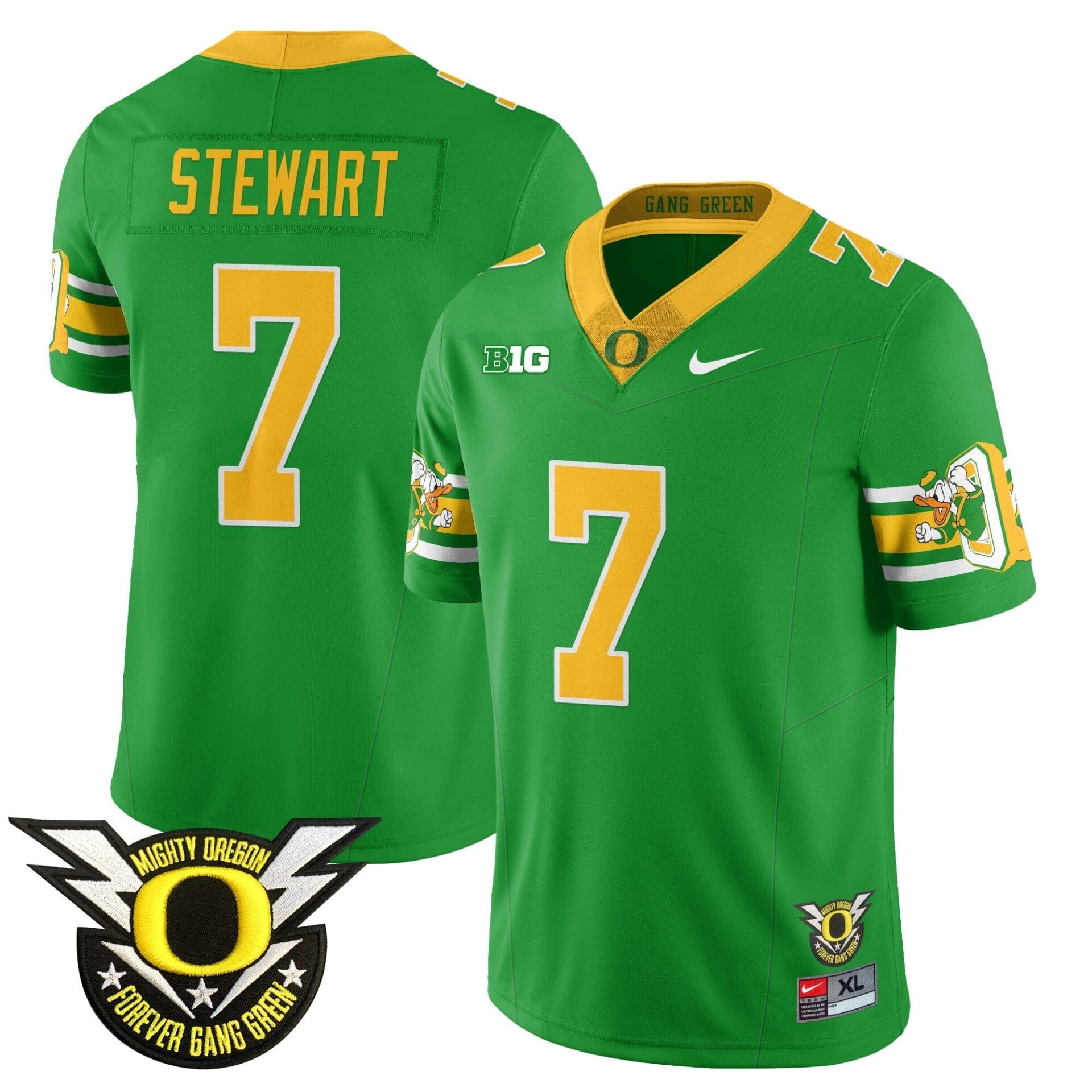 Oregon Football Forever Gang Green 2024 Jersey N1 - All Stitched - Image 10