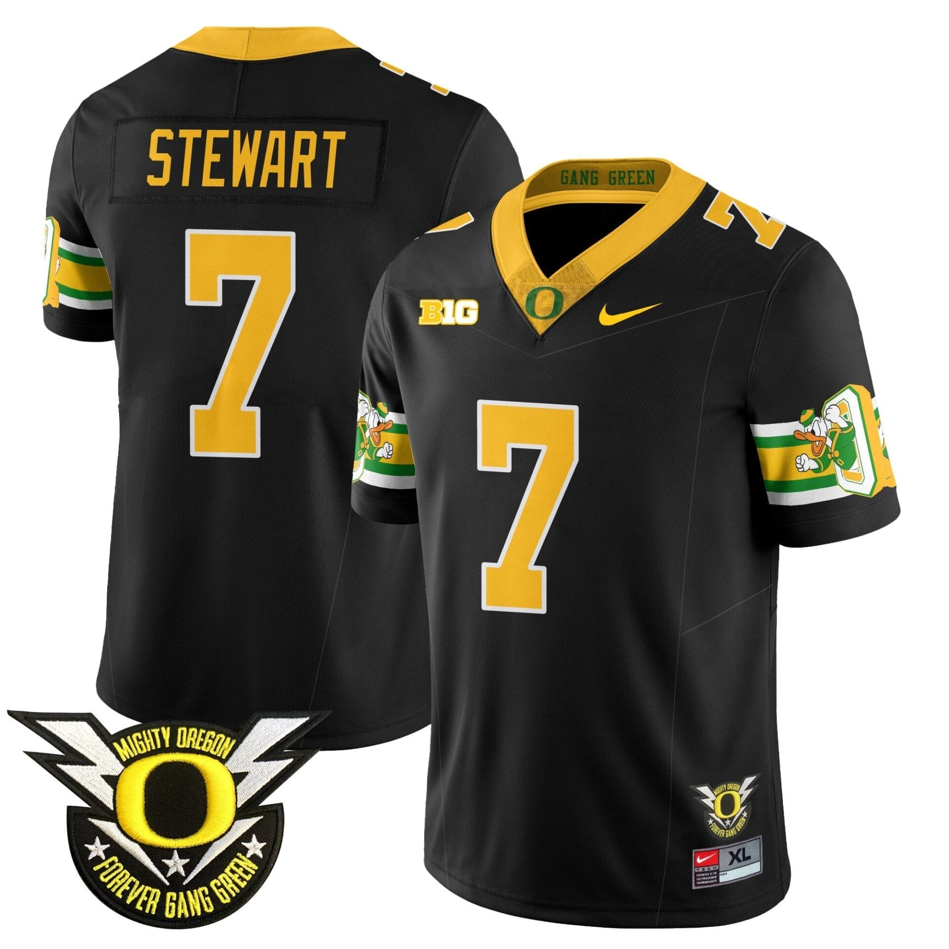 Oregon Football Forever Gang Green 2024 Jersey N1 - All Stitched - Image 9