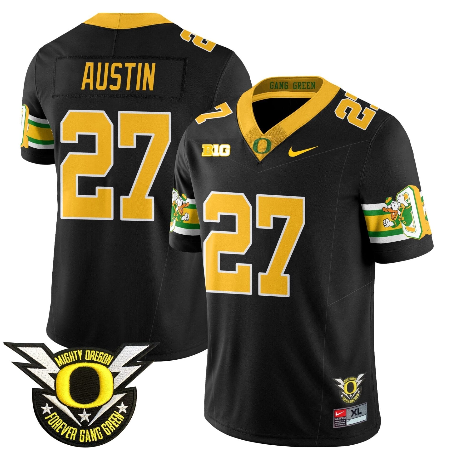 Oregon Football Forever Gang Green 2024 Jersey N1 - All Stitched - Image 21