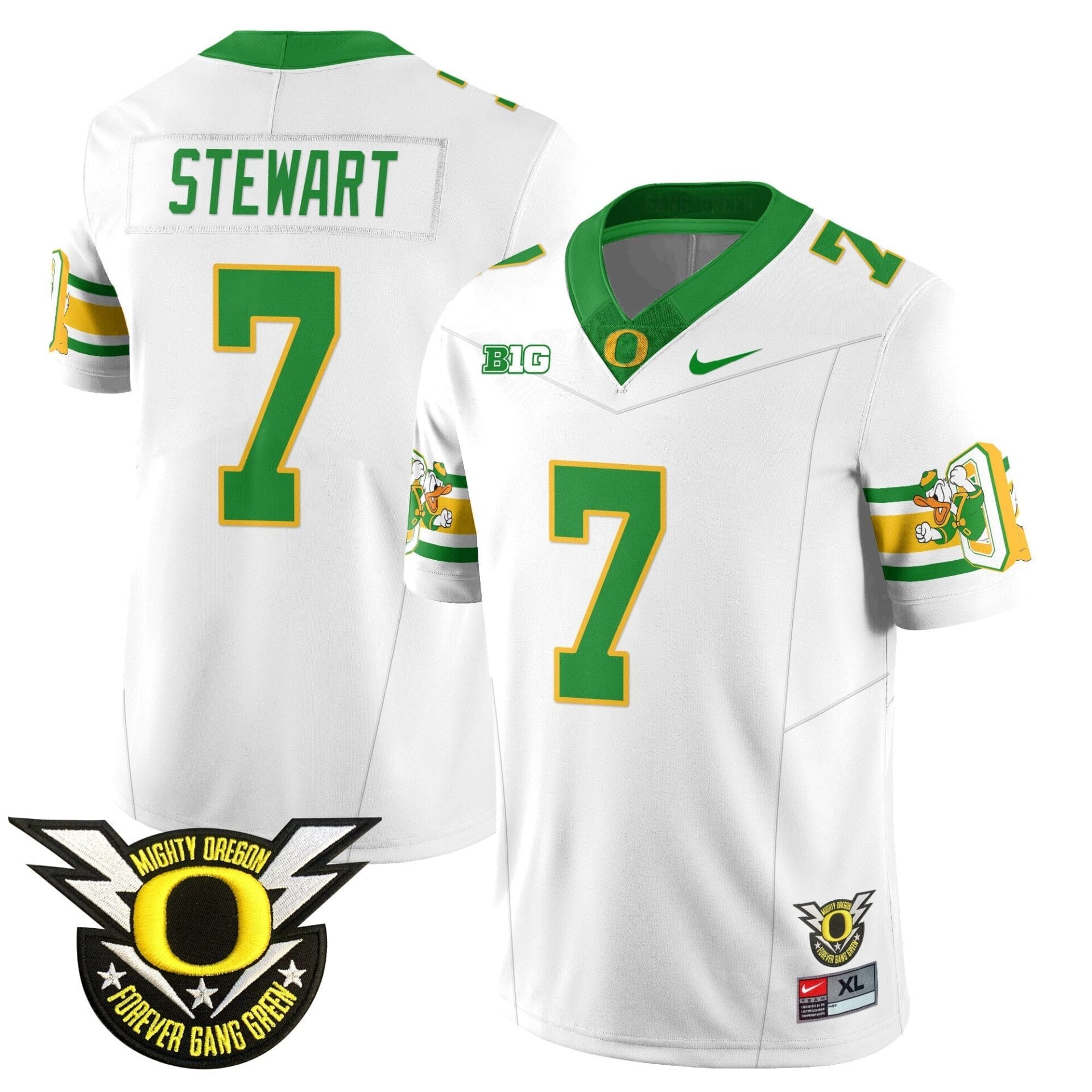 Oregon Football Forever Gang Green 2024 Jersey N1 - All Stitched - Image 12