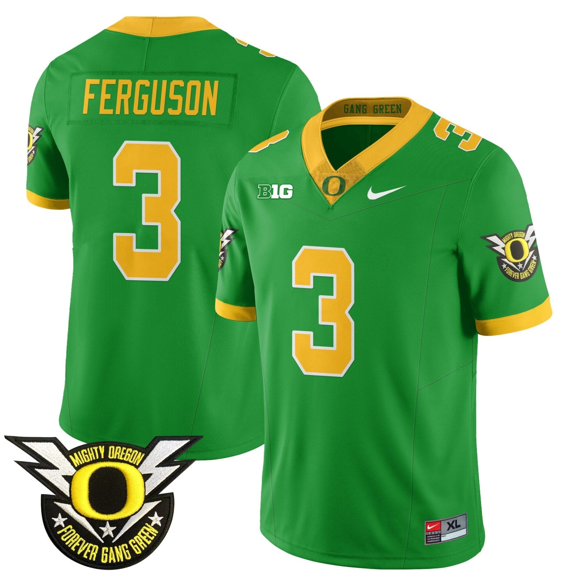 Oregon Football Forever Gang Green 2024 Jersey - All Stitched - Image 18