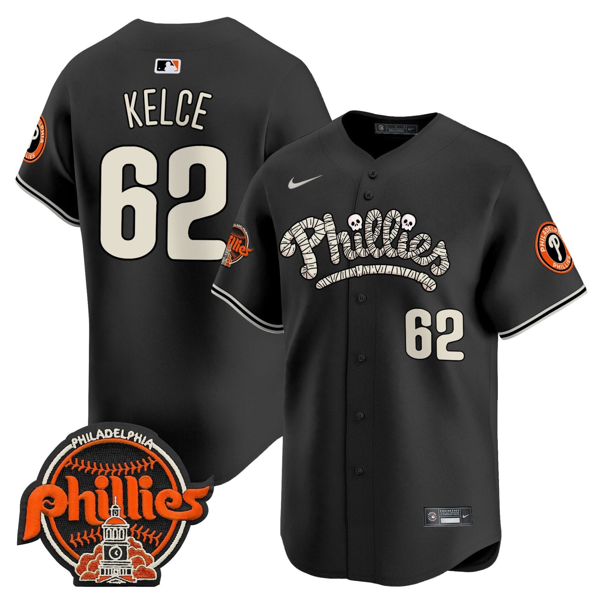 Phillies Halloween Vapor Premier Limited Jersey - All Stitched - Image 24