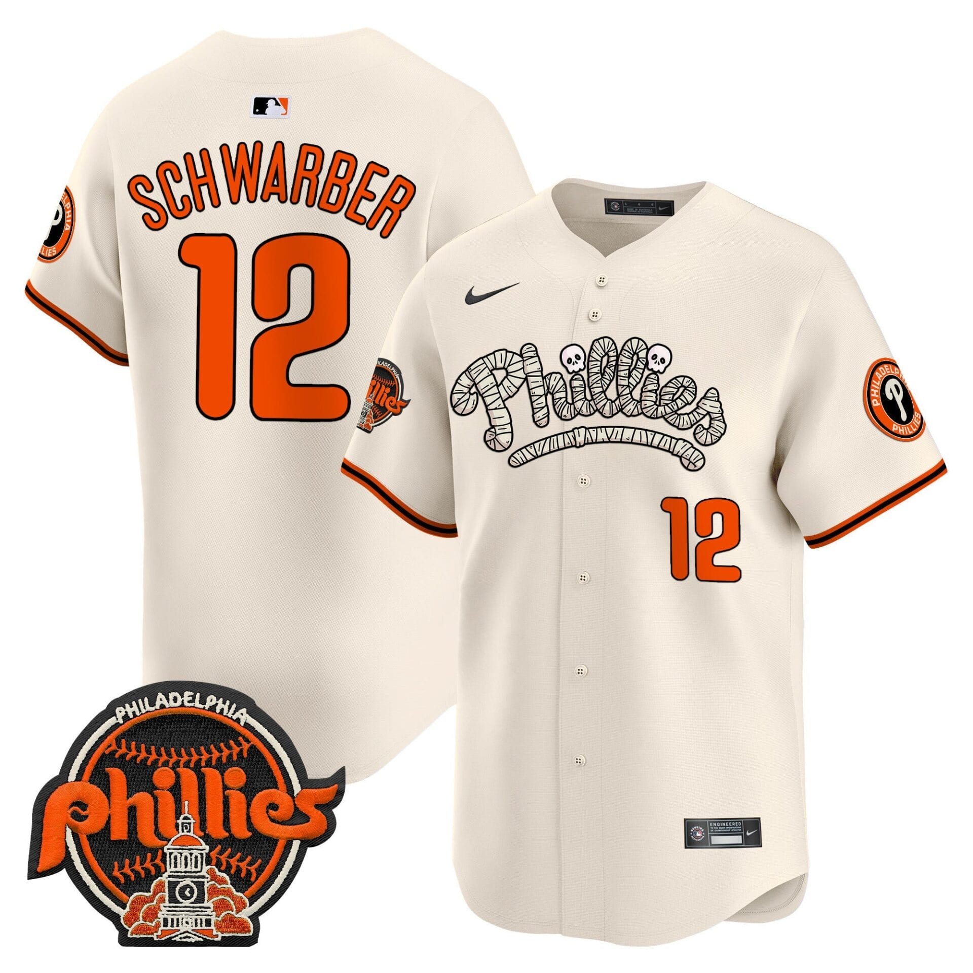 Phillies Halloween Vapor Premier Limited Jersey - All Stitched - Image 7