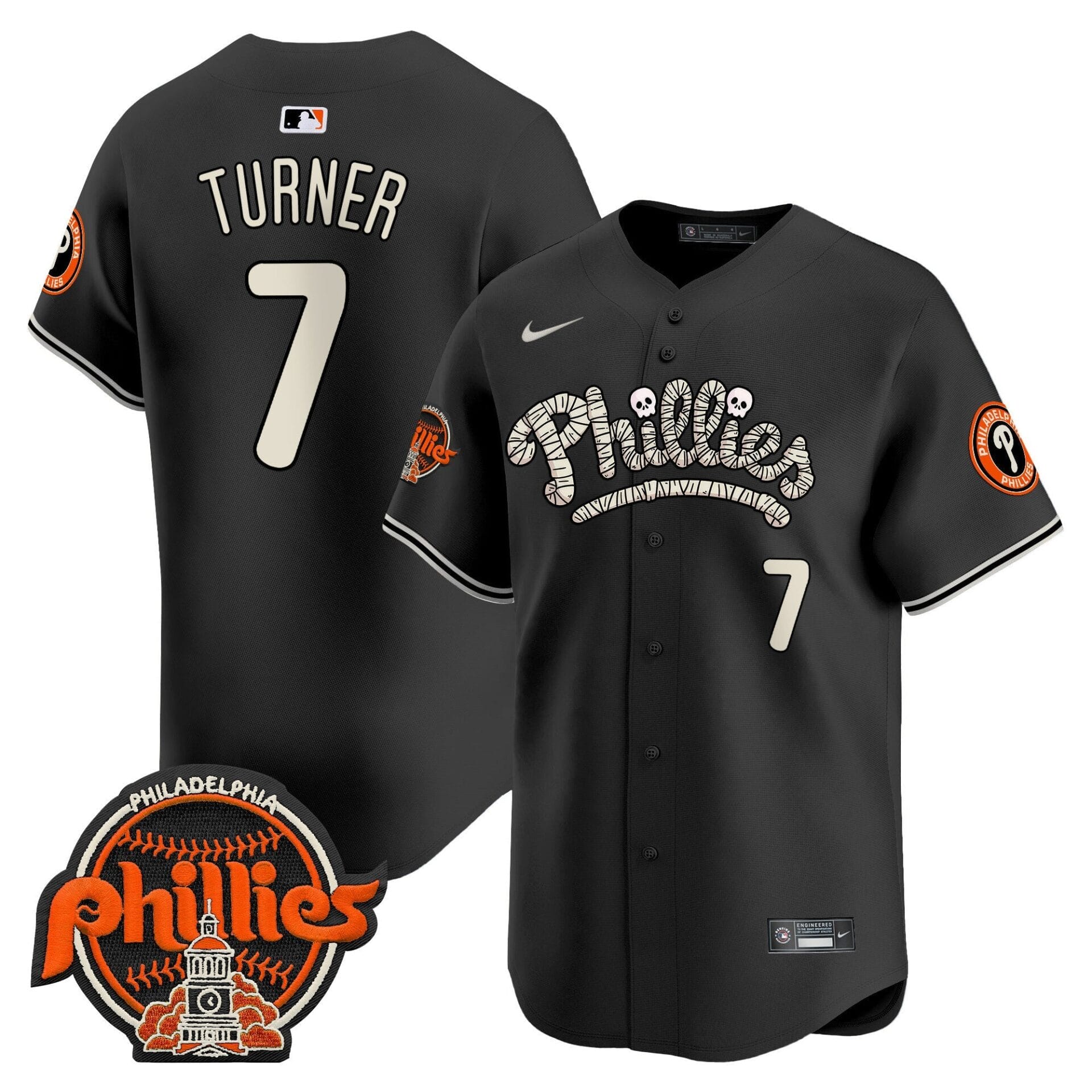 Phillies Halloween Vapor Premier Limited Jersey - All Stitched - Image 21