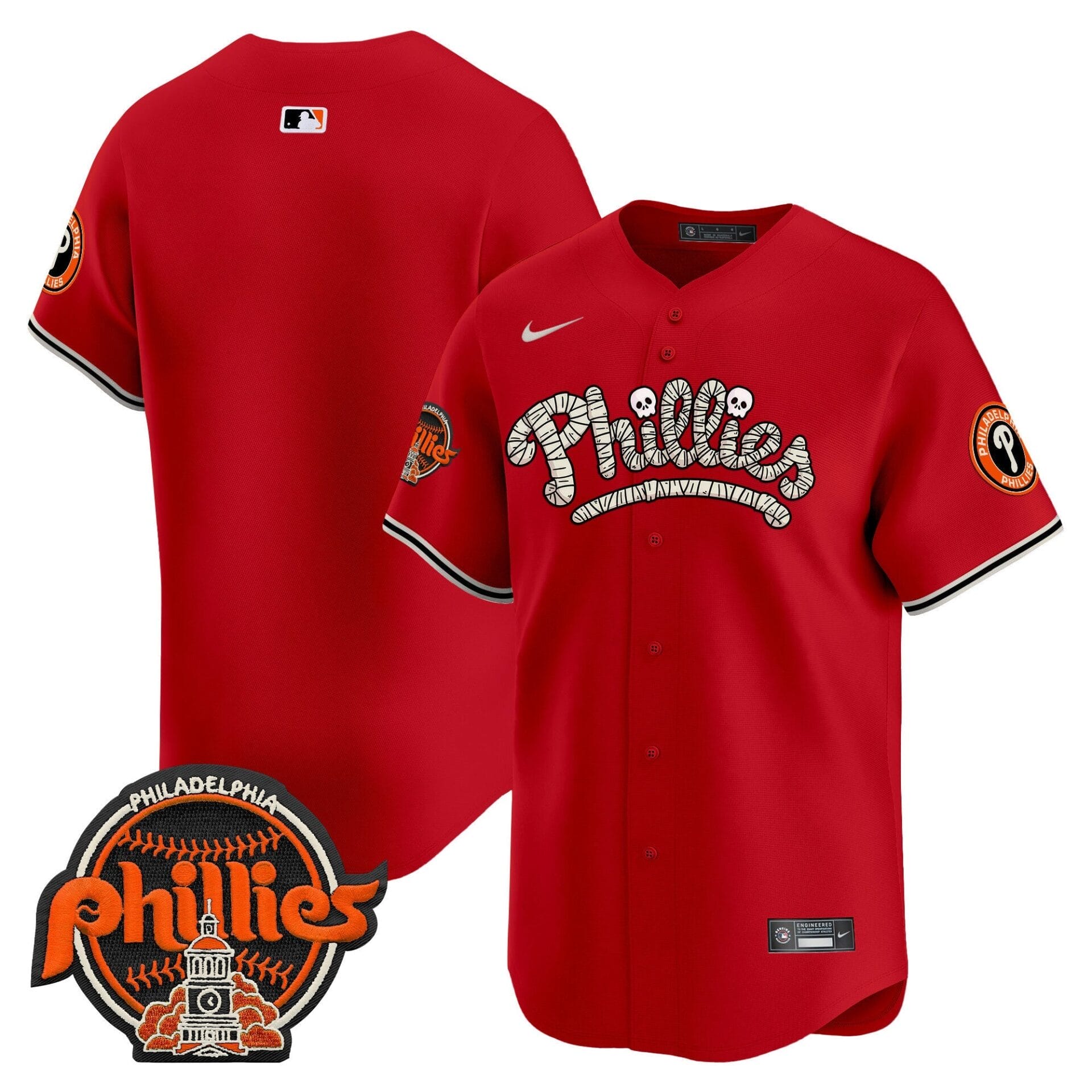 Phillies Halloween Vapor Premier Limited Jersey - All Stitched - Image 45