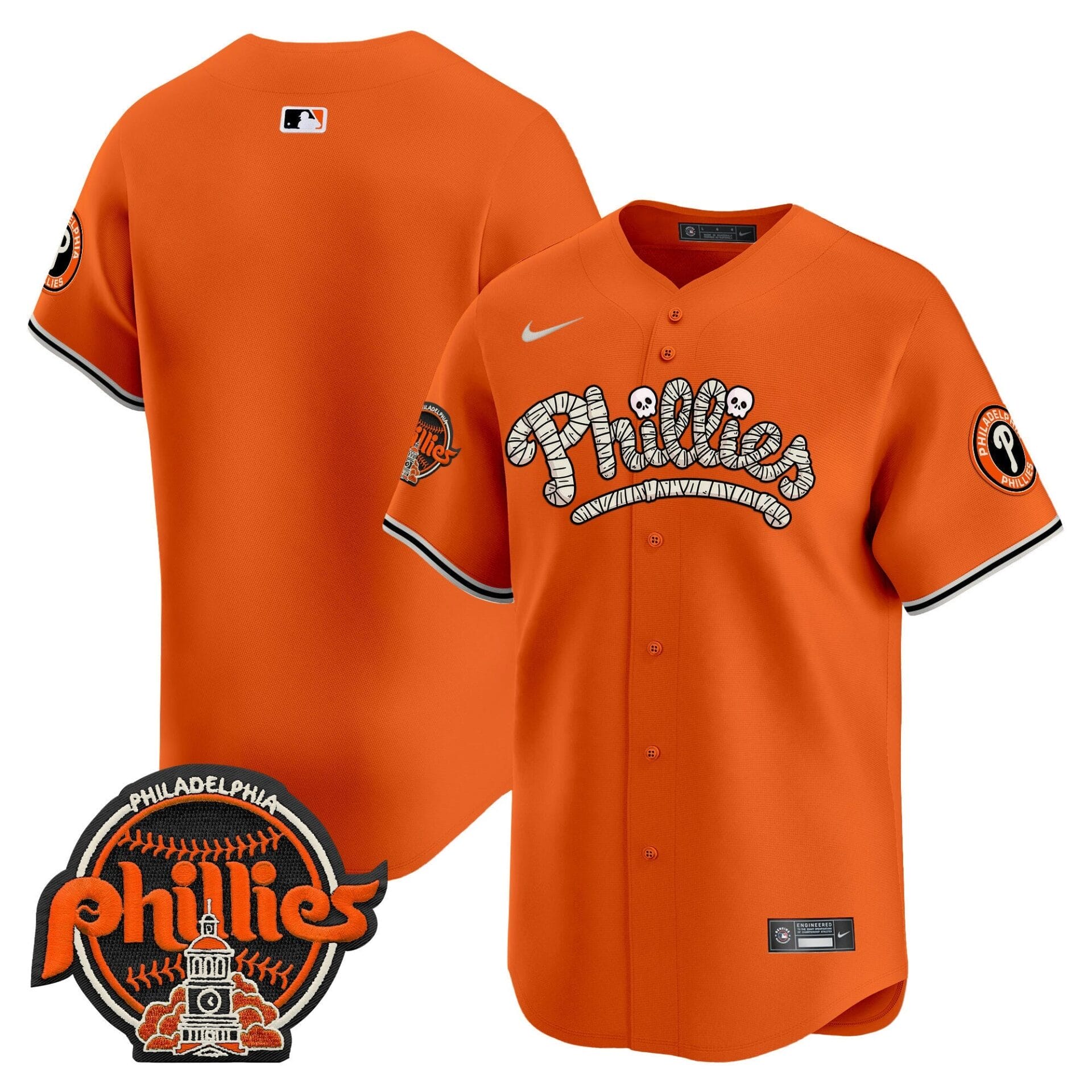 Phillies Halloween Vapor Premier Limited Jersey - All Stitched - Image 18