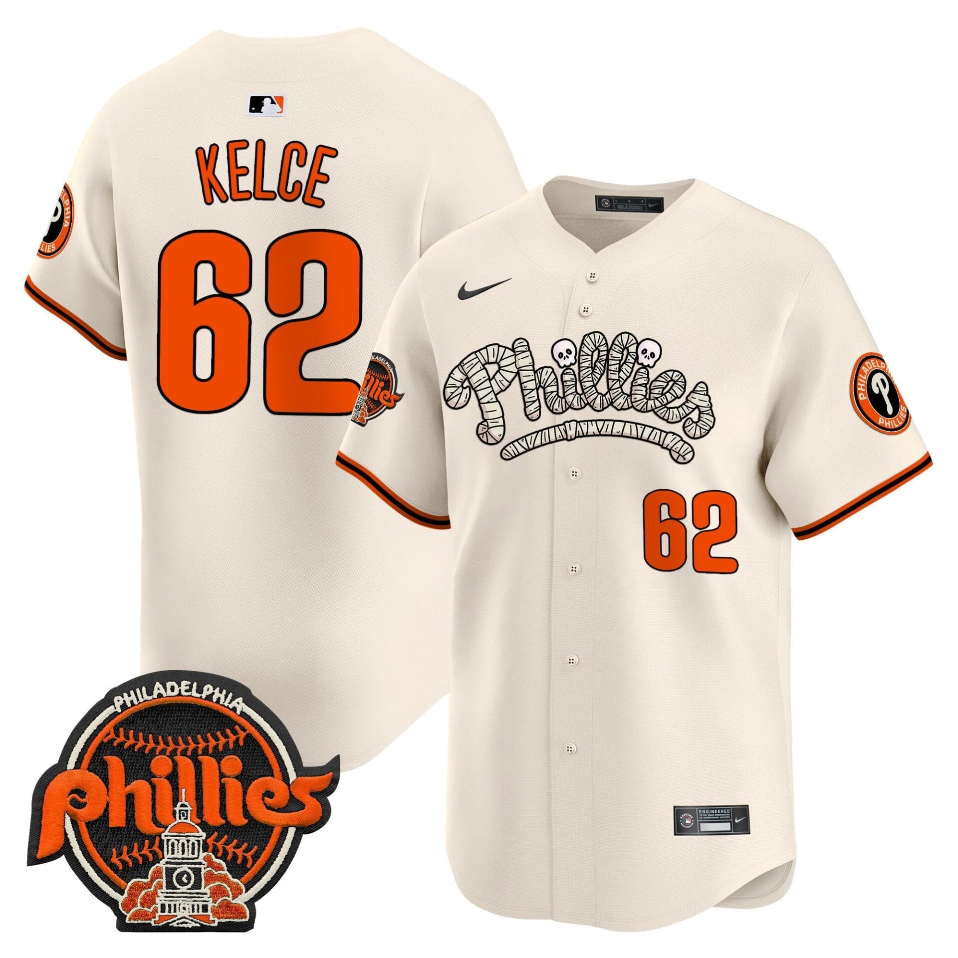 Phillies Halloween Vapor Premier Limited Jersey - All Stitched - Image 6