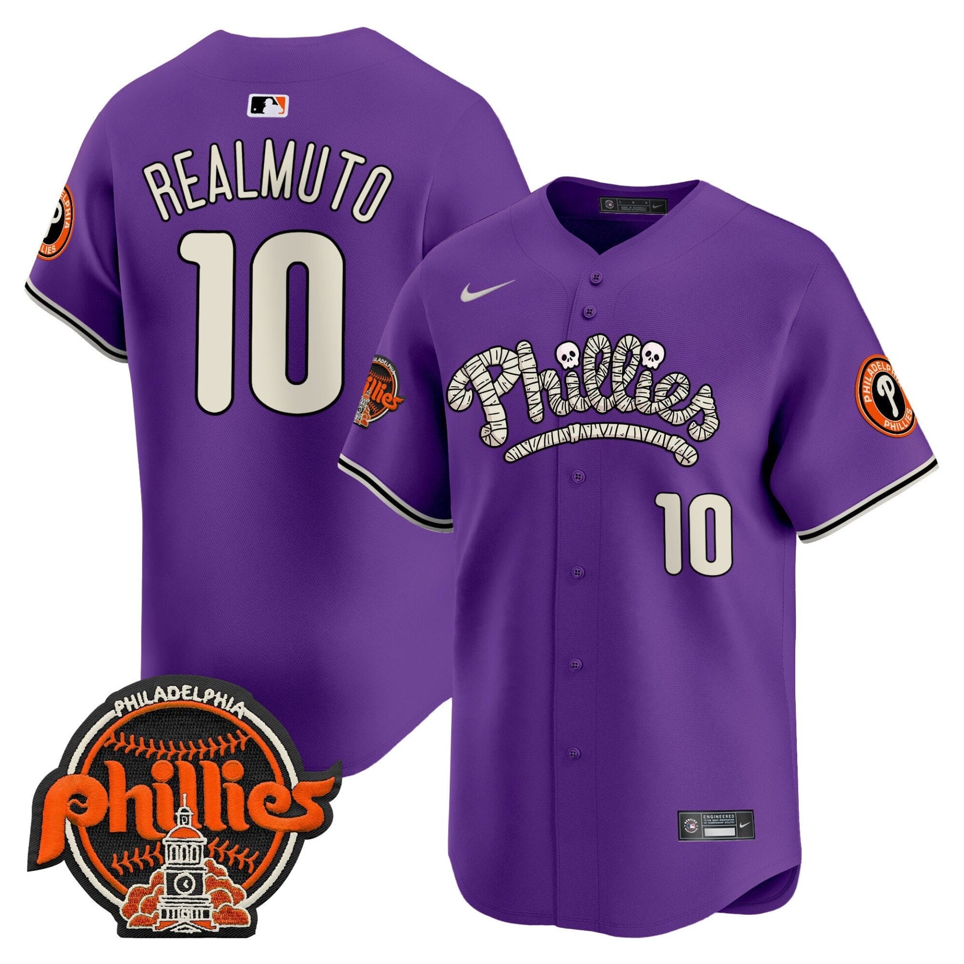 Phillies Halloween Vapor Premier Limited Jersey - All Stitched - Image 32