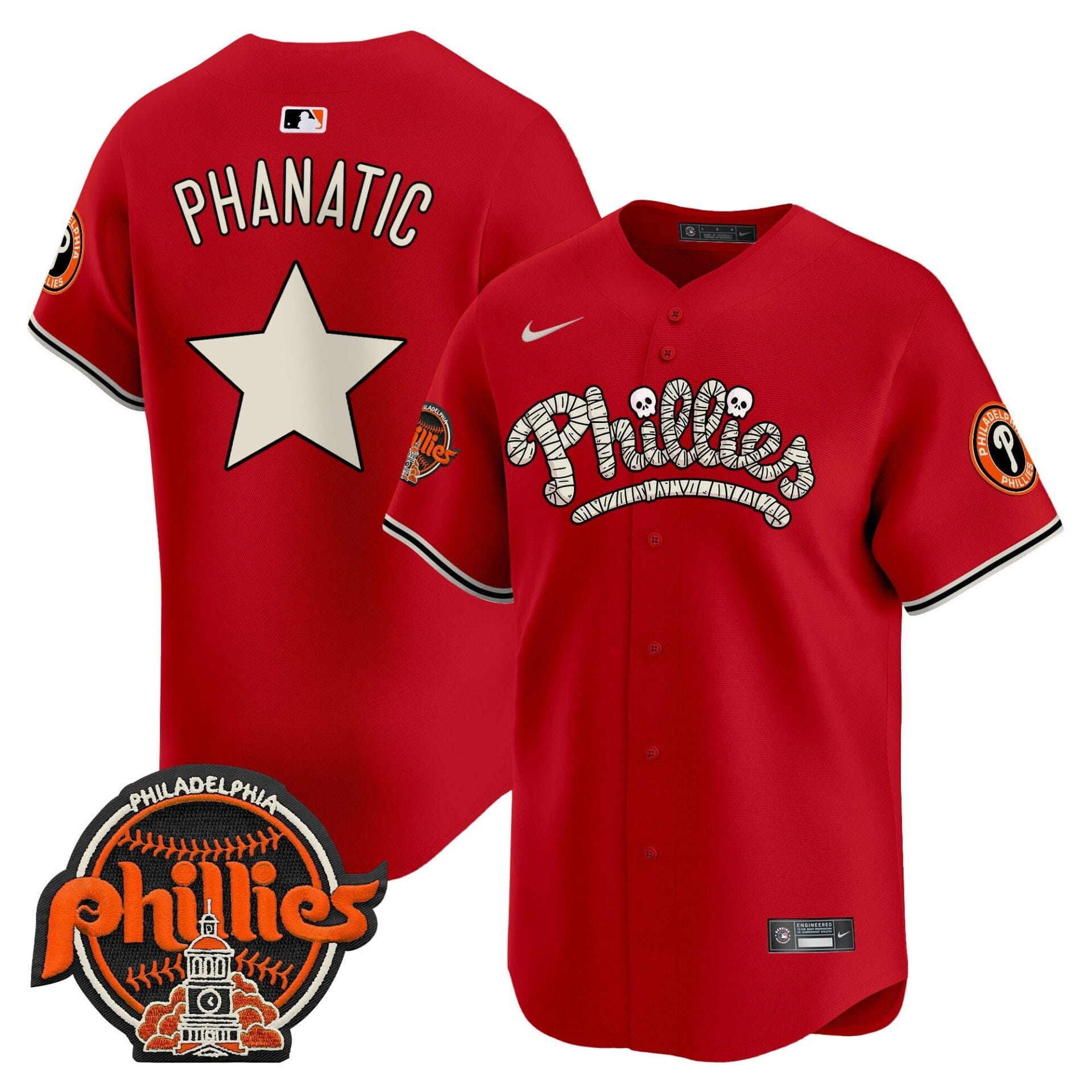 Phillies Halloween Vapor Premier Limited Jersey - All Stitched - Image 44