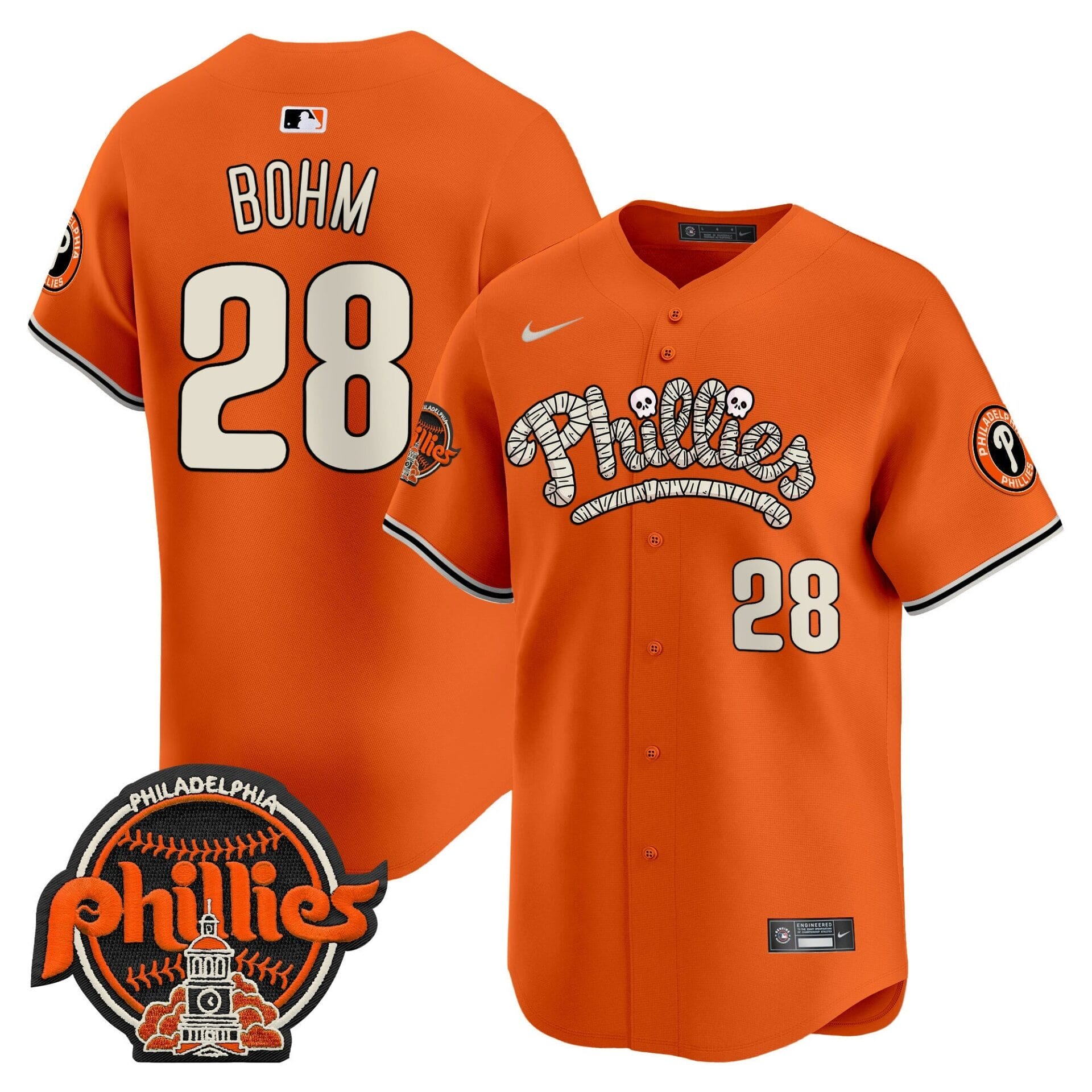 Phillies Halloween Vapor Premier Limited Jersey - All Stitched - Image 11