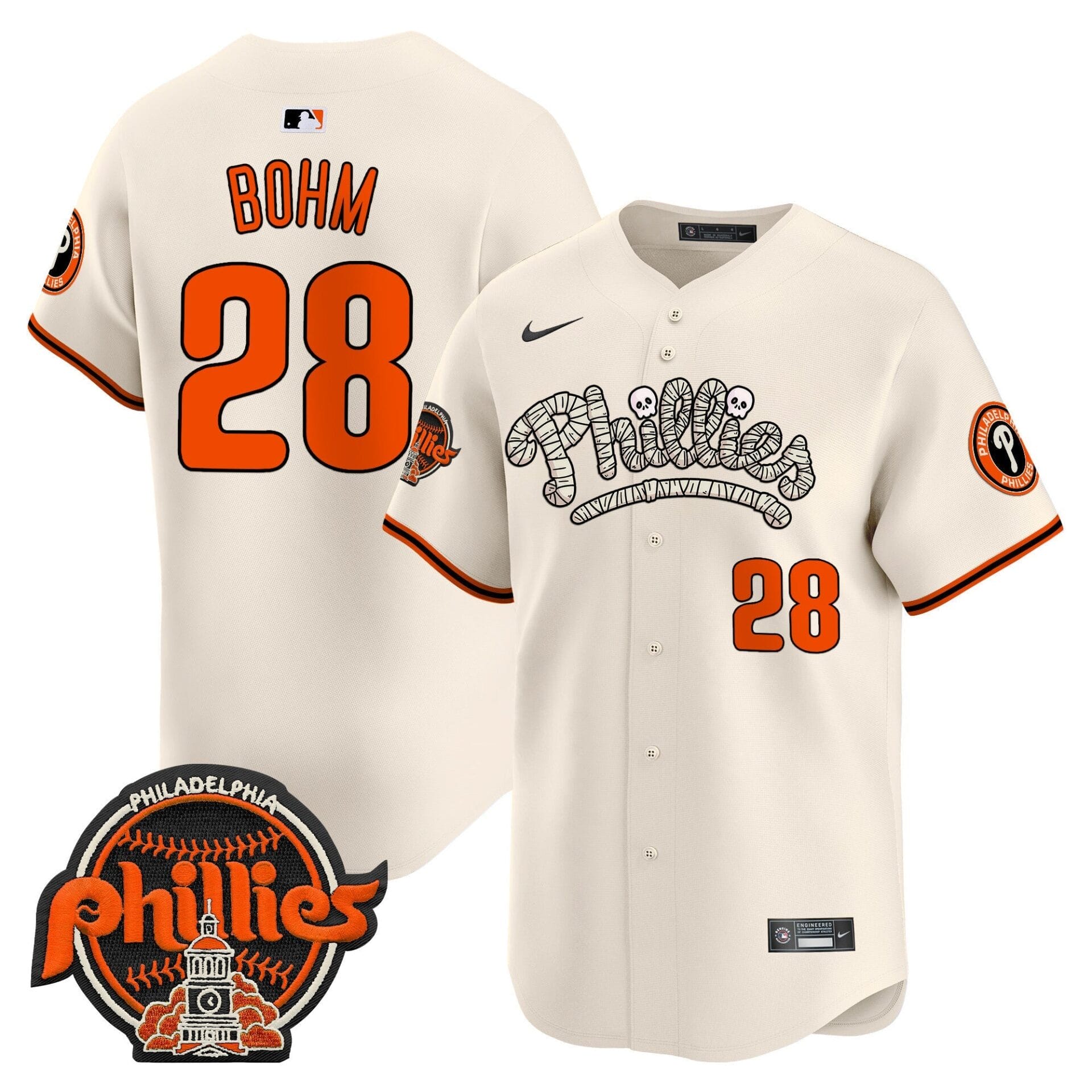 Phillies Halloween Vapor Premier Limited Jersey - All Stitched - Image 2