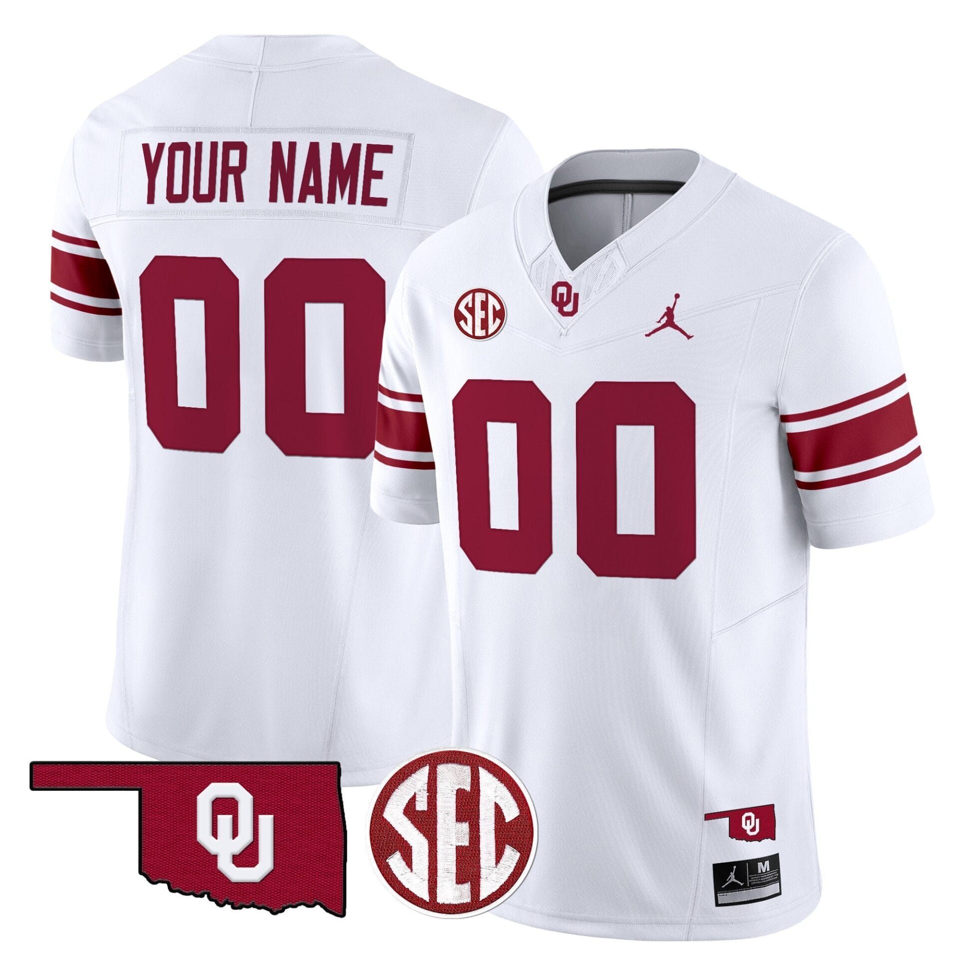Oklahoma Sooners Throwback Vapor Limited Custom Jersey - All Stitched - Image 3