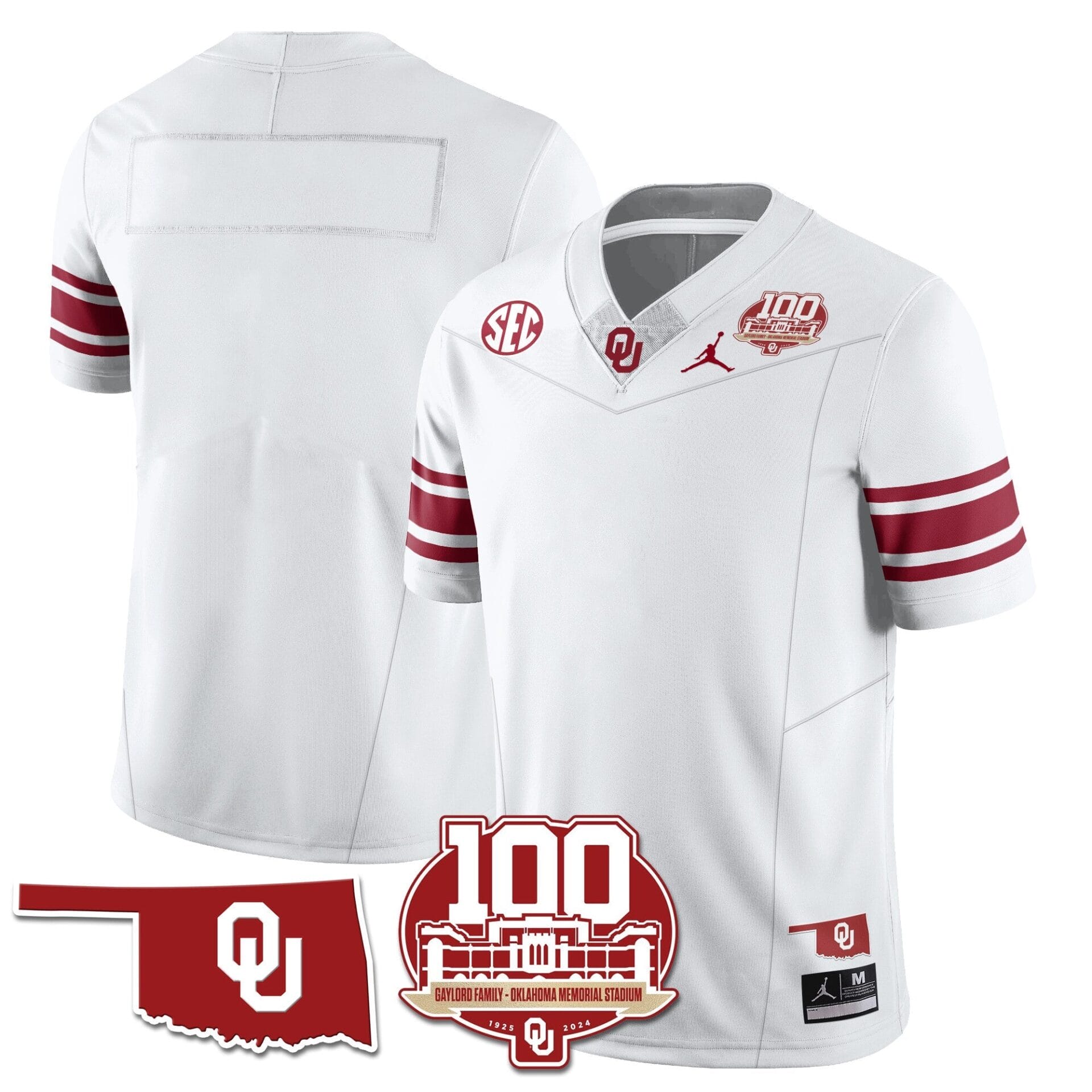 Oklahoma Sooners 1946-56 Throwback Uniforms - 100th Season - All Stitched - Image 29
