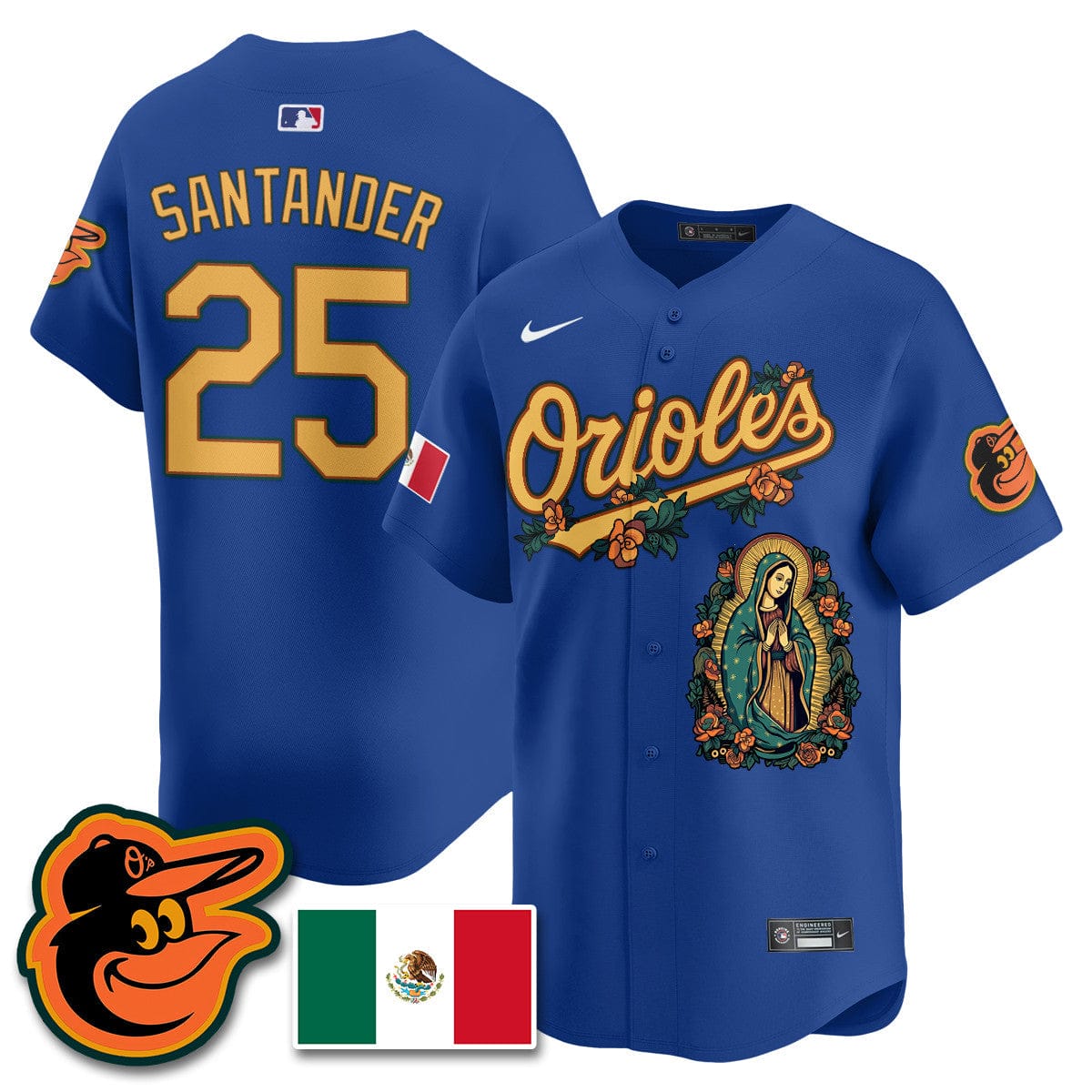 Orioles Mexico Guadalupe Vapor Premier Limited Jersey - Printed - Image 29