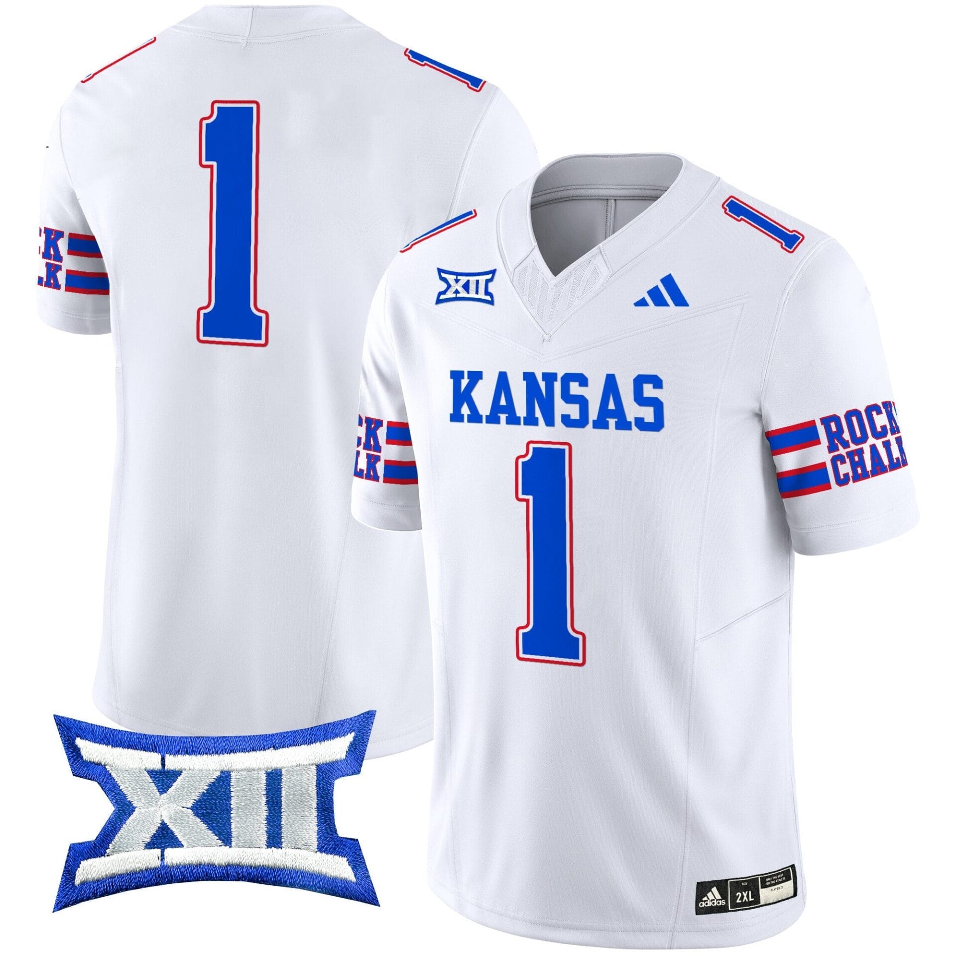 Kansas Jayhawks 2024 Vapor Limited Jersey - All Stitched - Image 18