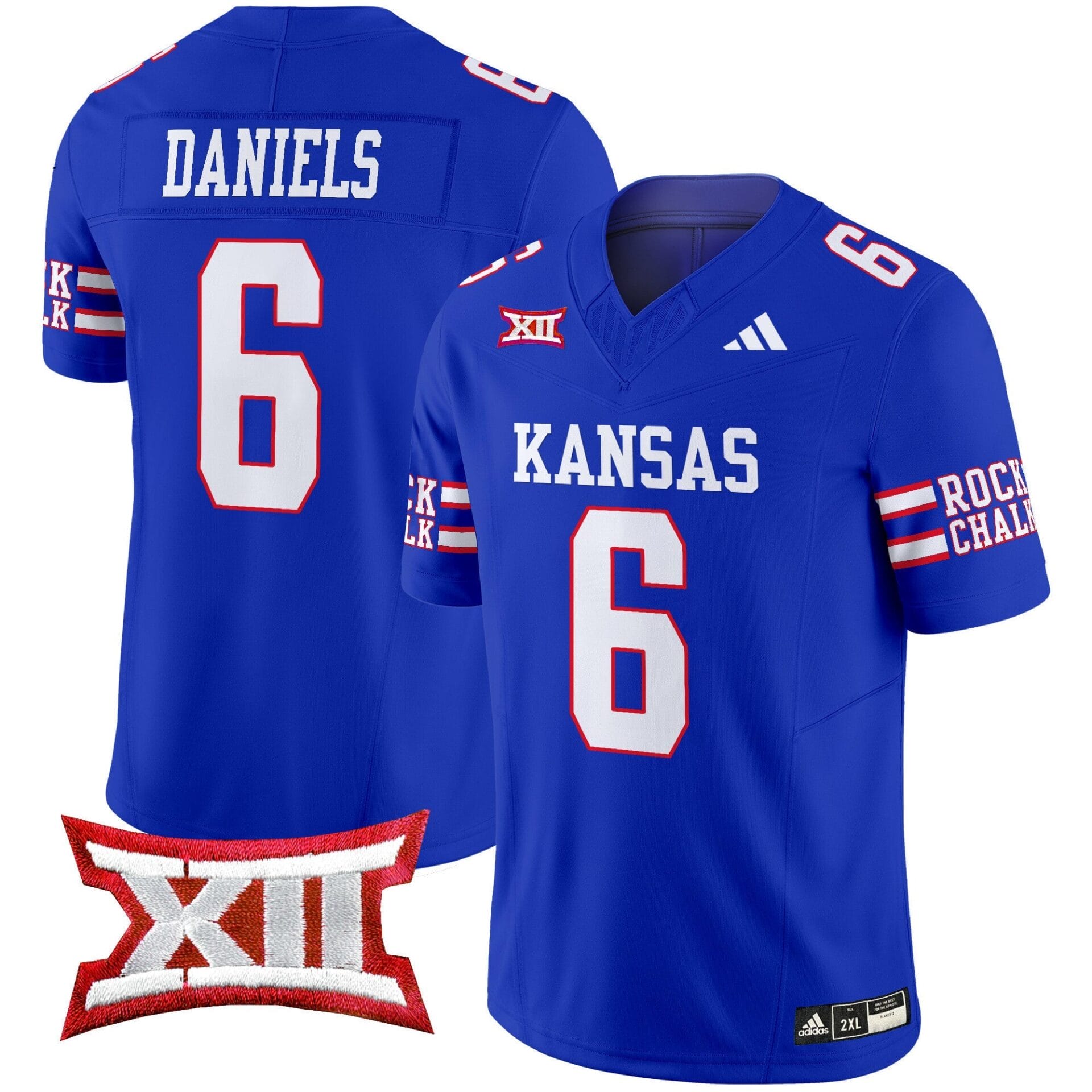 Kansas Jayhawks 2024 Vapor Limited Jersey - All Stitched - Image 7