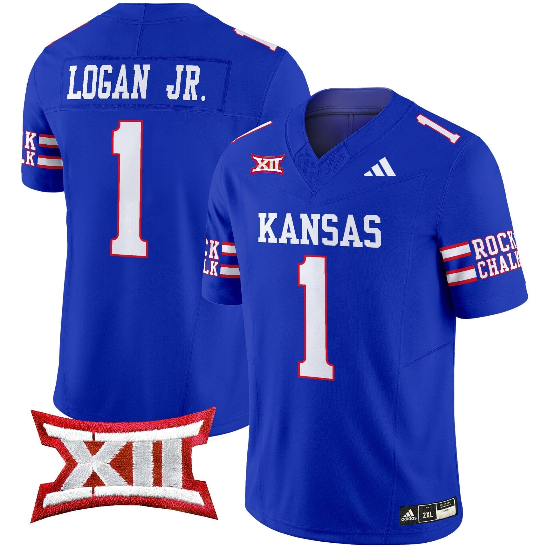 Kansas Jayhawks 2024 Vapor Limited Jersey - All Stitched - Image 11