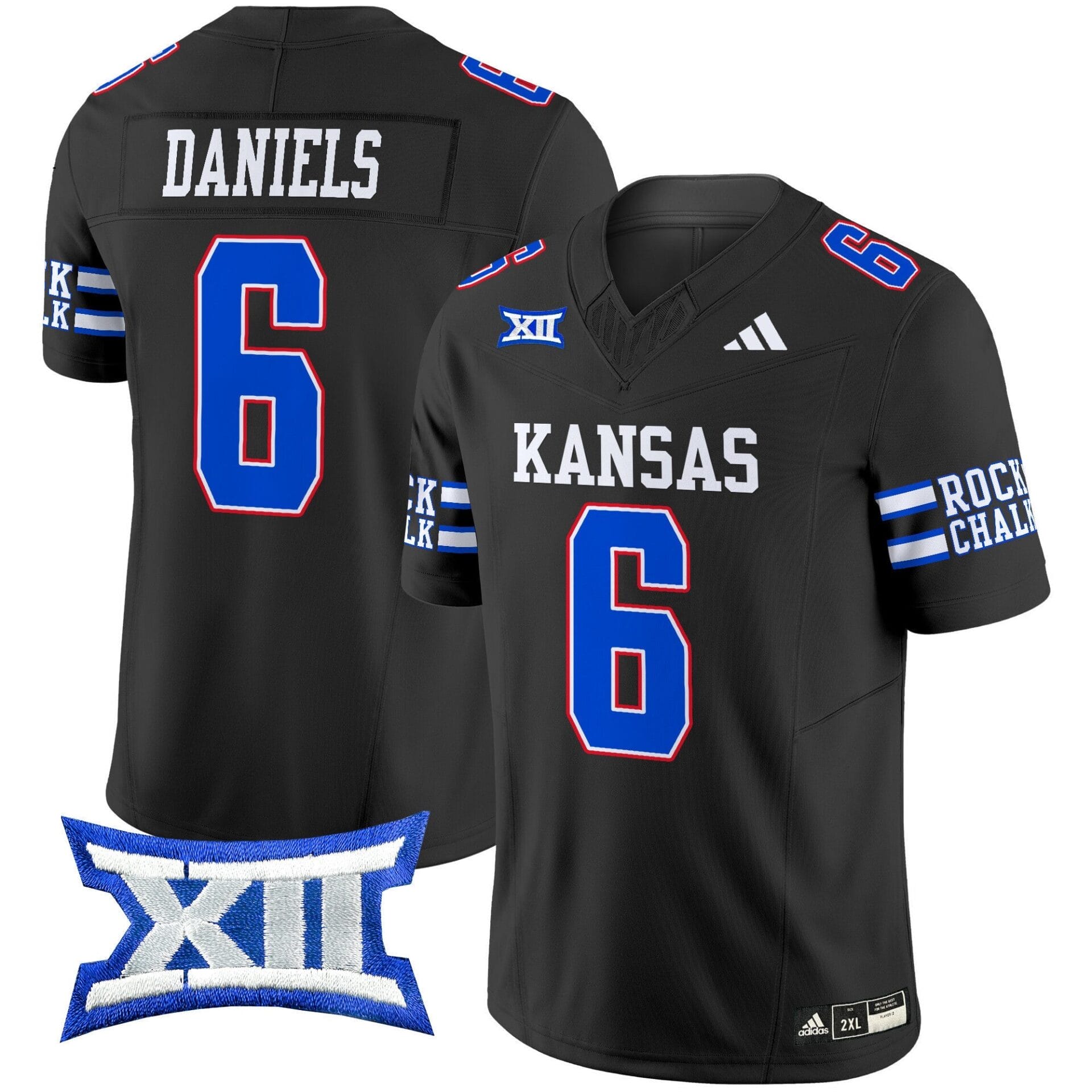 Kansas Jayhawks 2024 Vapor Limited Jersey - All Stitched - Image 19
