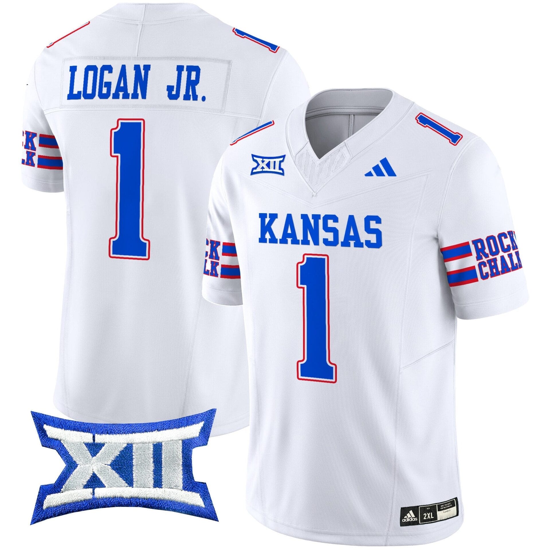 Kansas Jayhawks 2024 Vapor Limited Jersey - All Stitched - Image 17