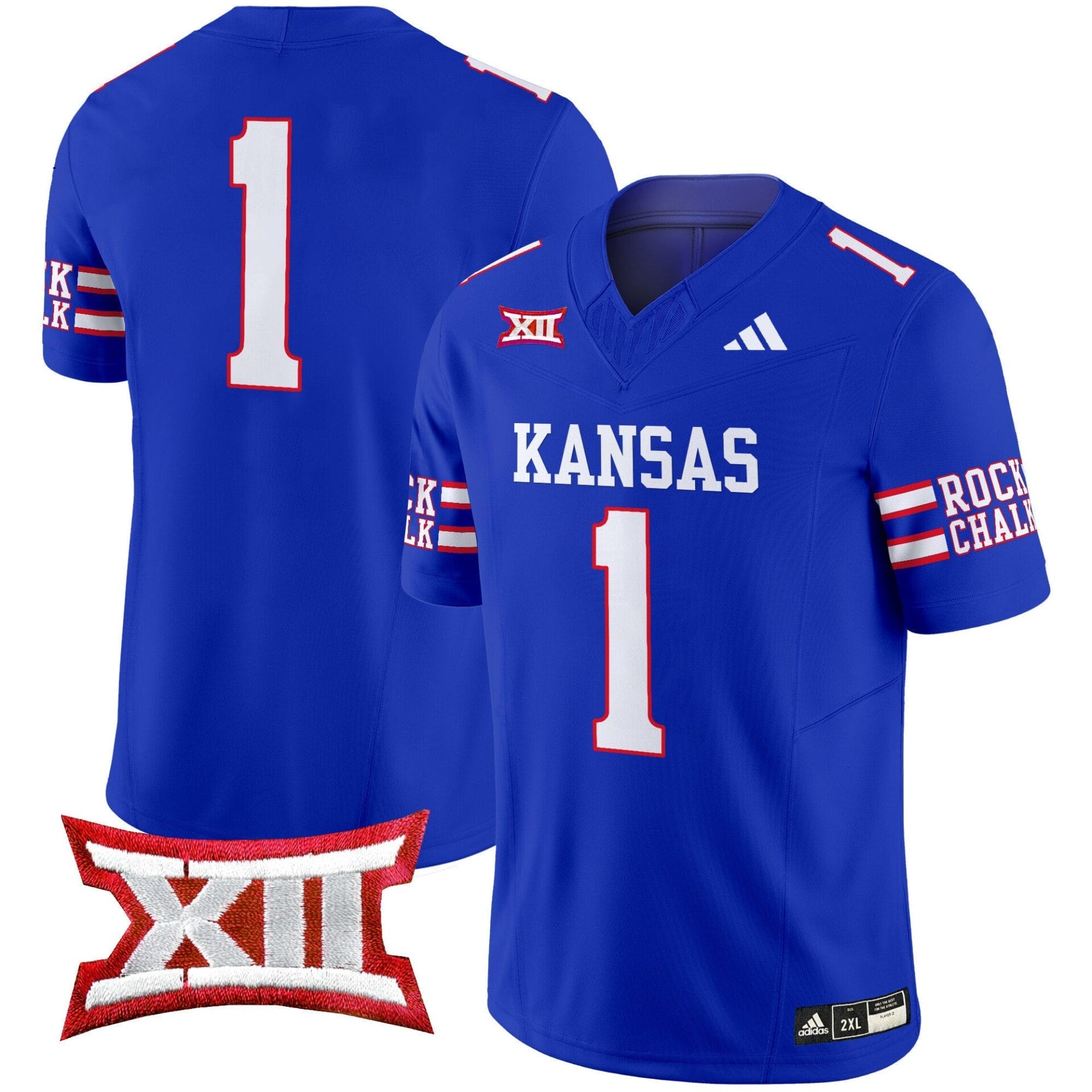 Kansas Jayhawks 2024 Vapor Limited Jersey - All Stitched - Image 12