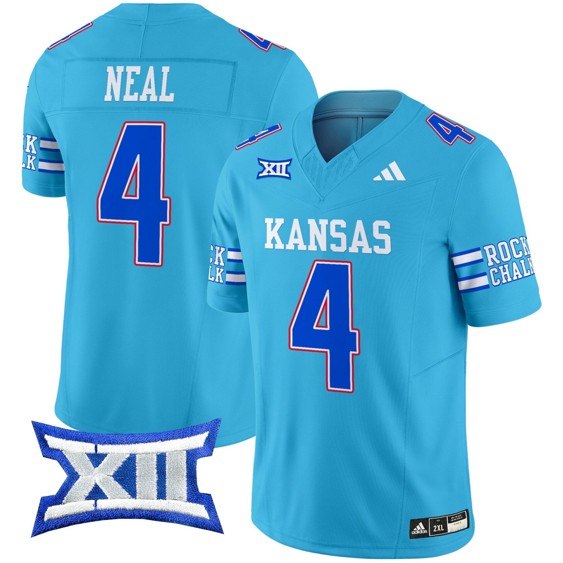 Kansas Jayhawks 2024 Vapor Limited Jersey - All Stitched - Image 26