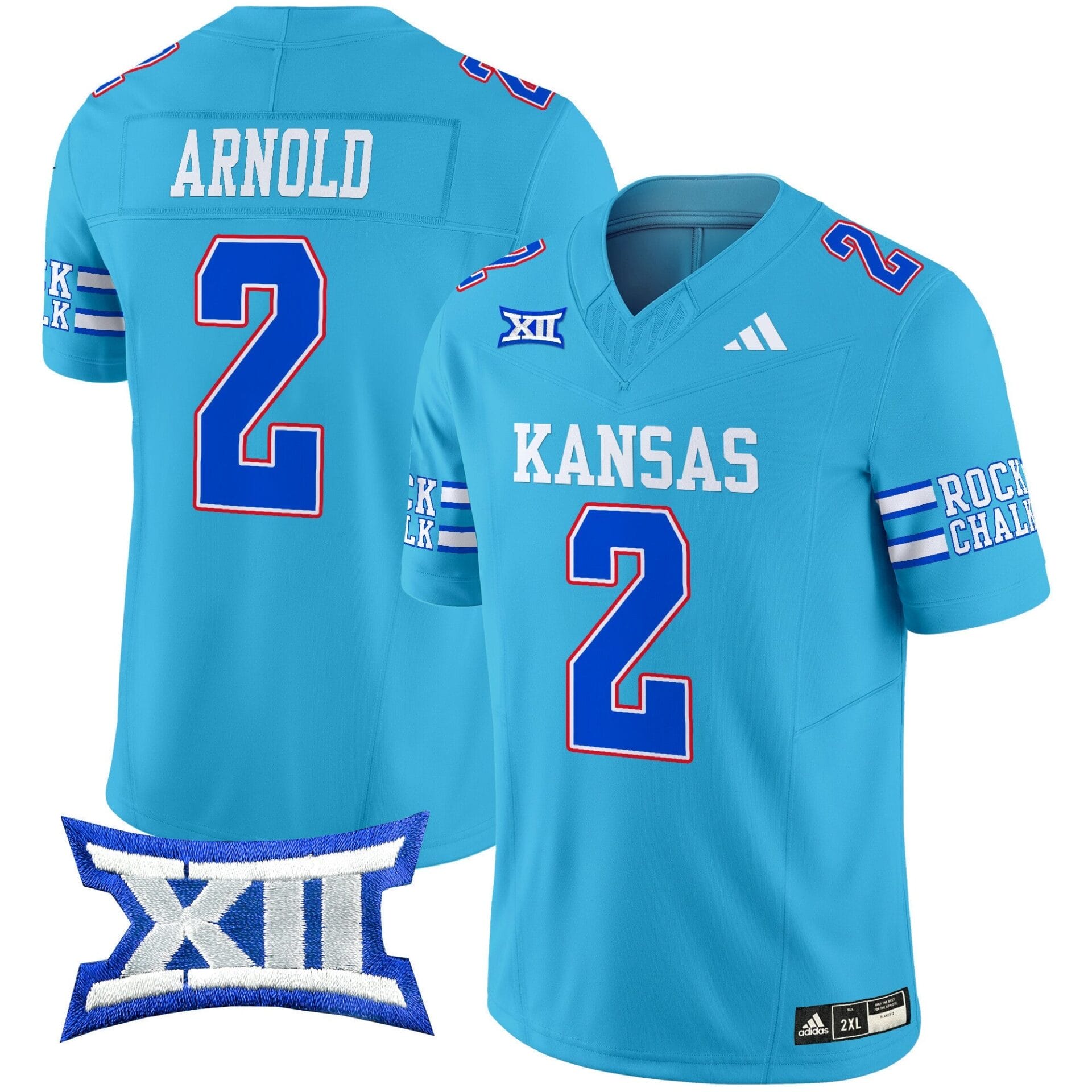 Kansas Jayhawks 2024 Vapor Limited Jersey - All Stitched - Image 28
