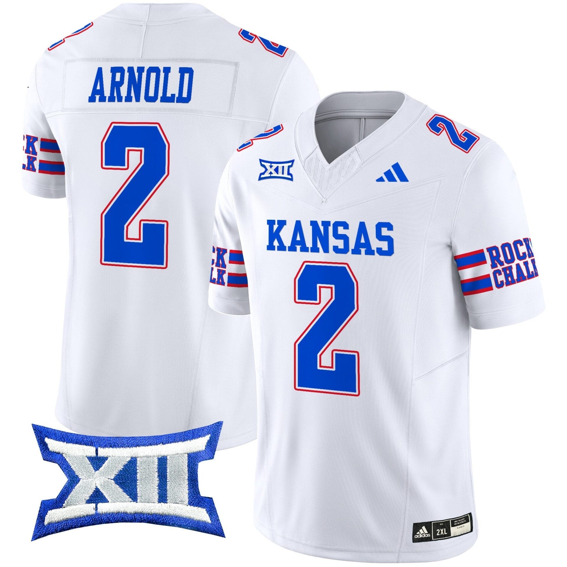 Kansas Jayhawks 2024 Vapor Limited Jersey - All Stitched - Image 16