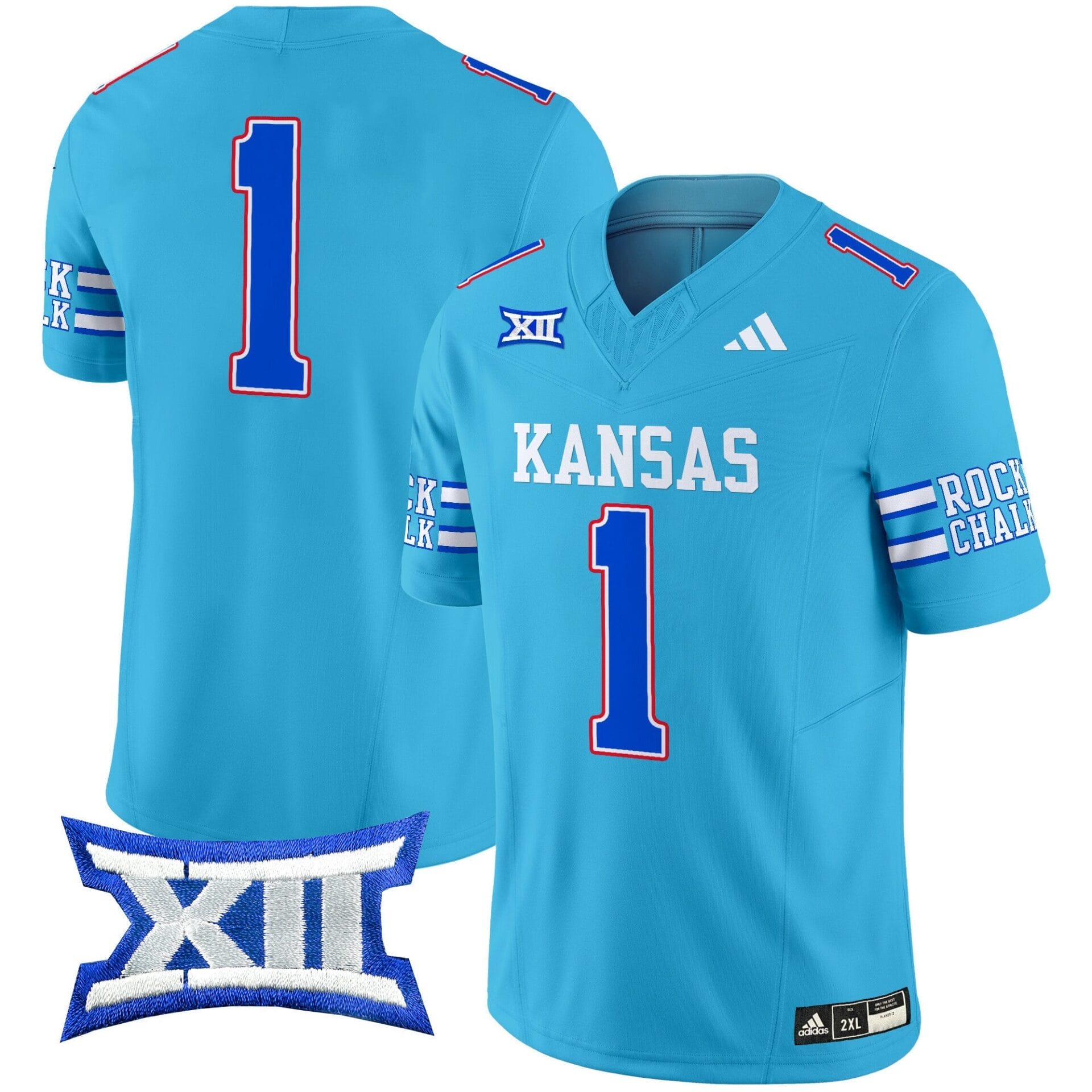 Kansas Jayhawks 2024 Vapor Limited Jersey - All Stitched - Image 30