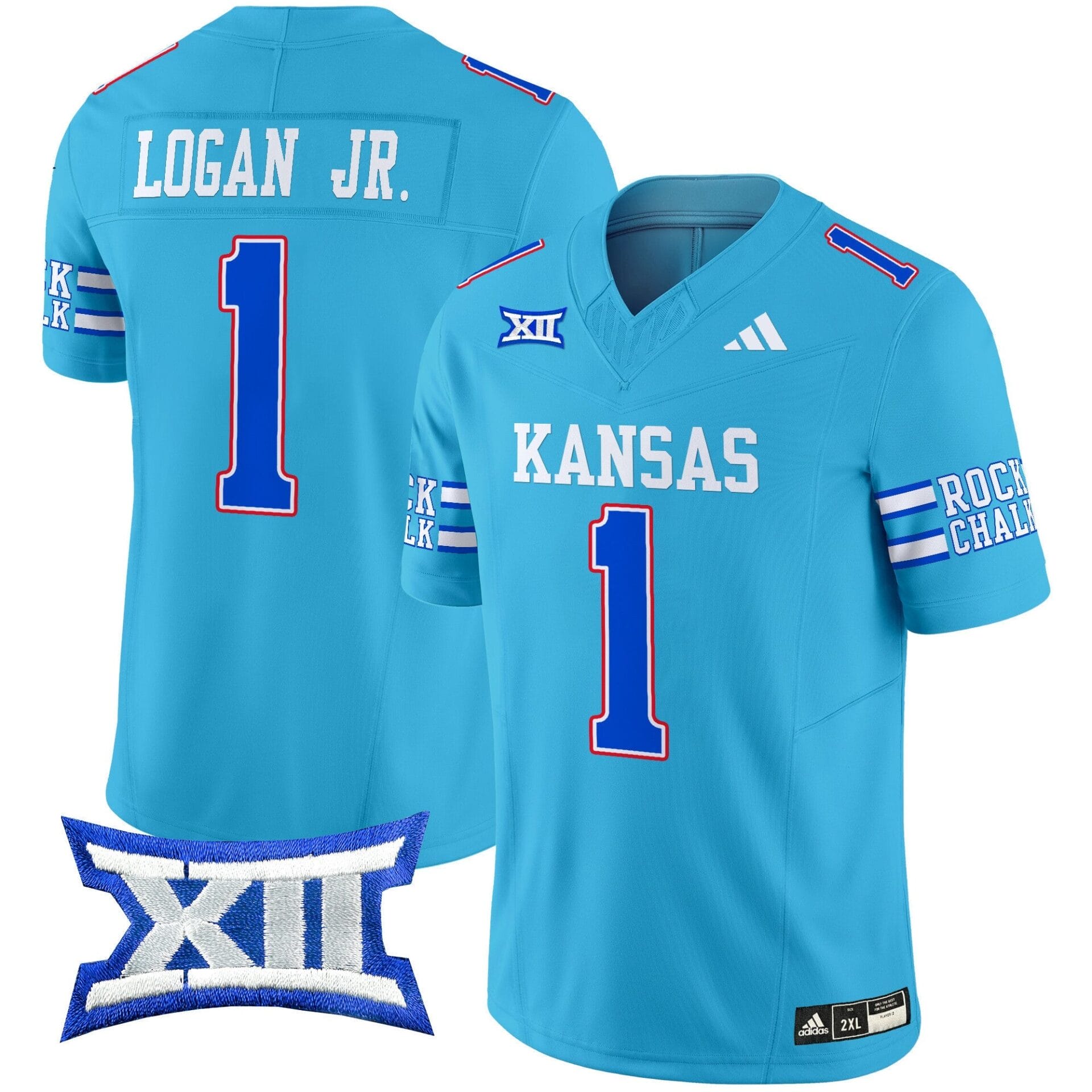Kansas Jayhawks 2024 Vapor Limited Jersey - All Stitched - Image 29